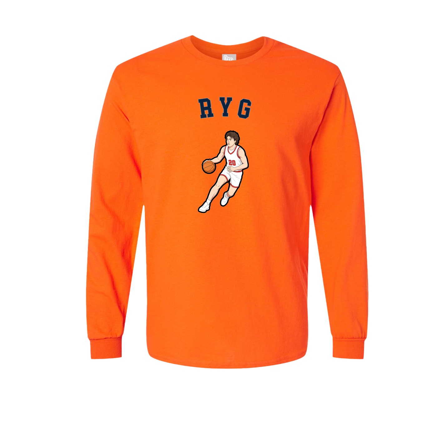 Long Sleeve Tee — Shirsey Arch in Orange