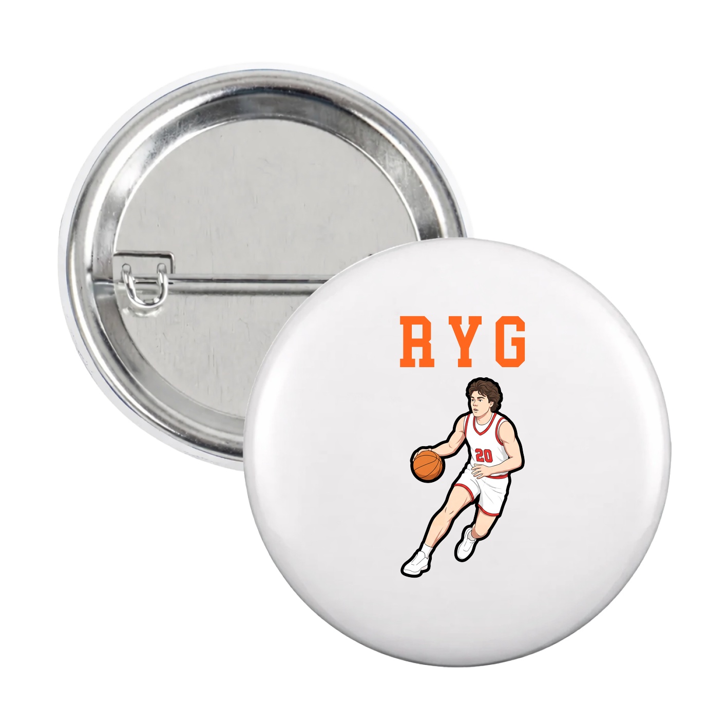 Game Day Button — Shirsey in White