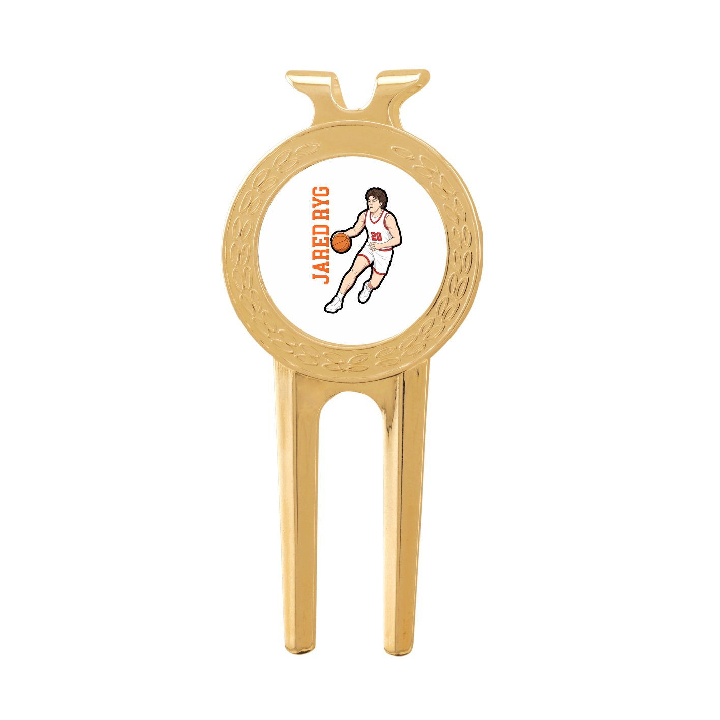 Divot Tool with Ball Marker — Name Vertical in Classic