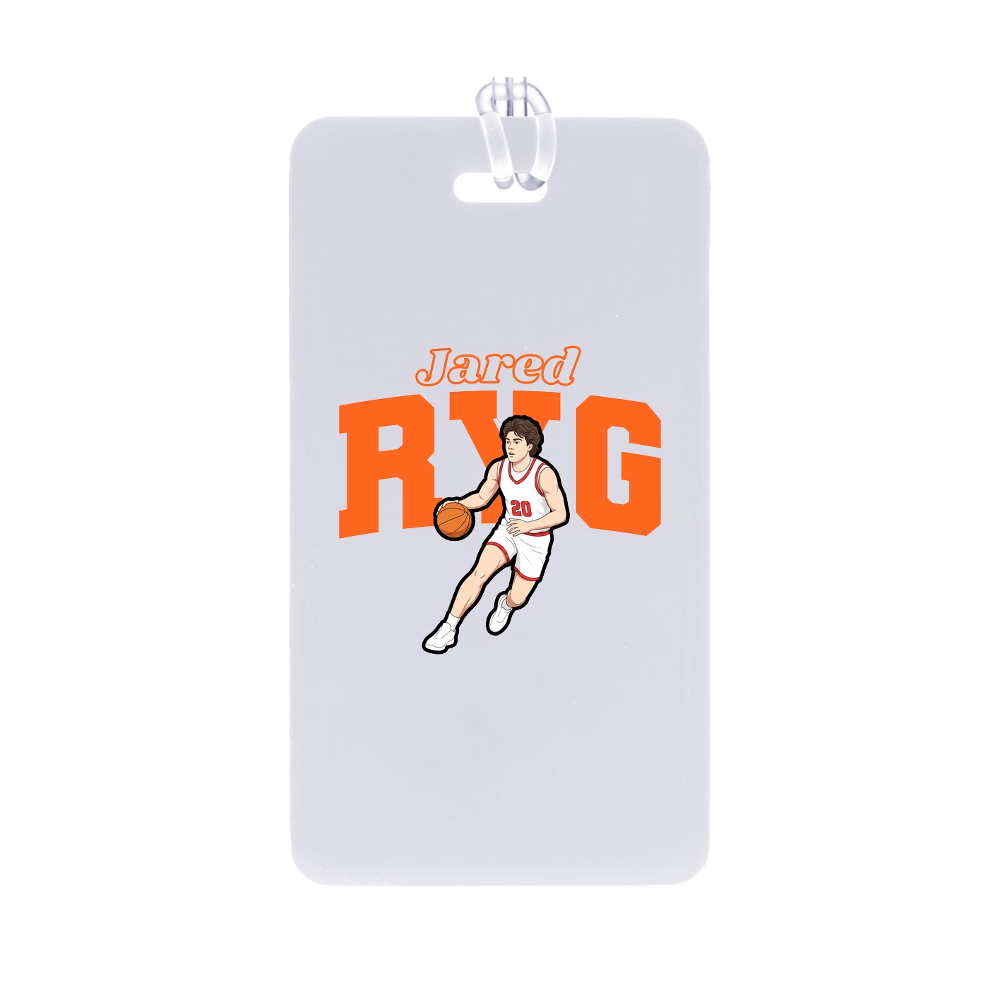 Bag Tag — Name Arch in Classic