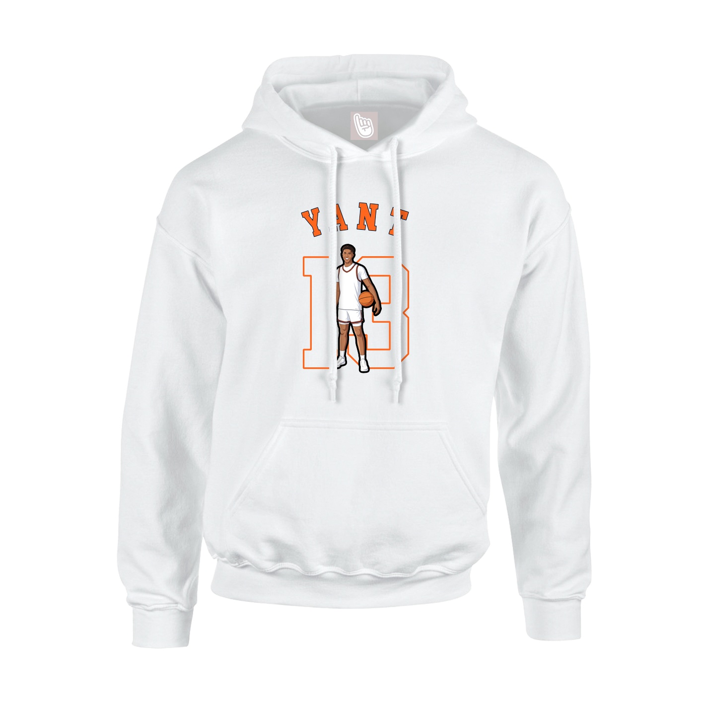 Youth Hoodie — Shirsey Arch in White