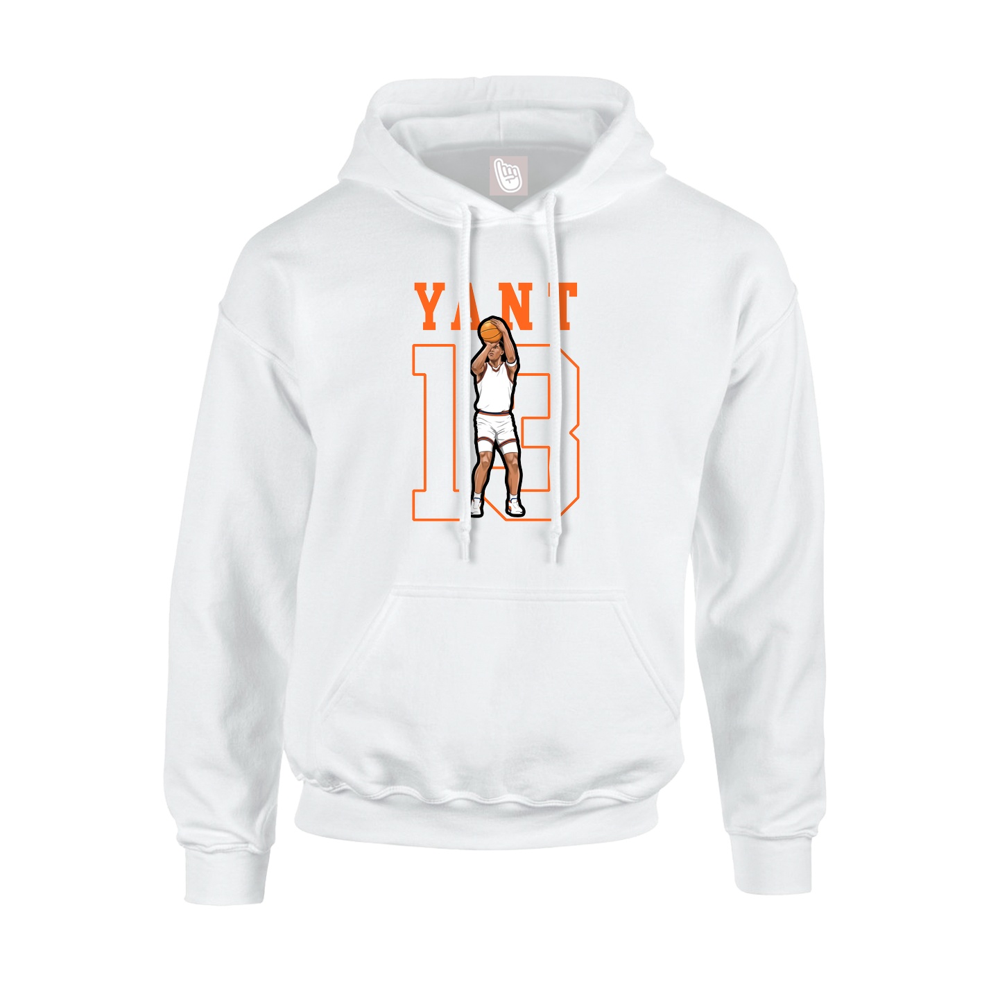 Hoodie — Shirsey in White