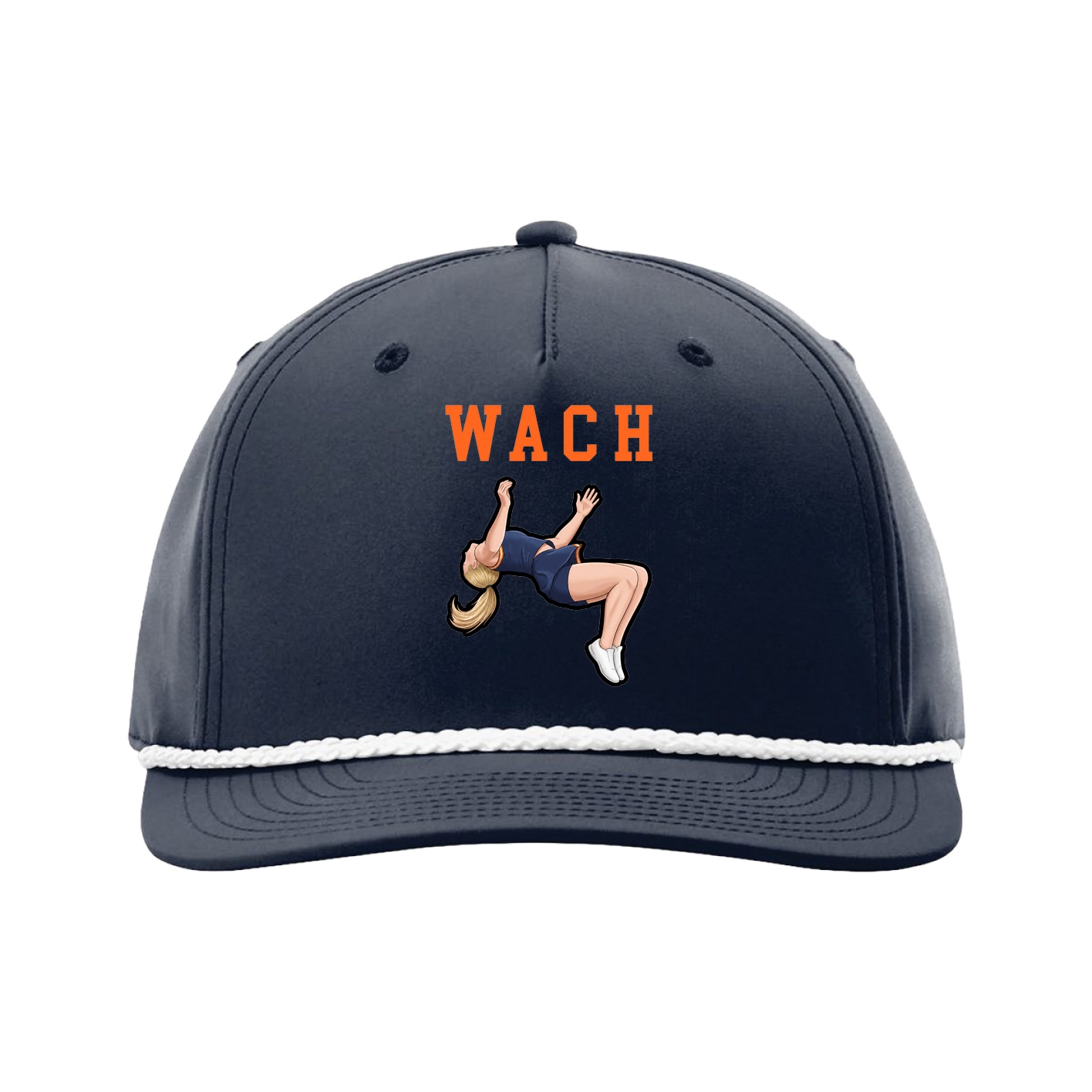 Five-Panel Classic Rope Cap — Shirsey in Navy