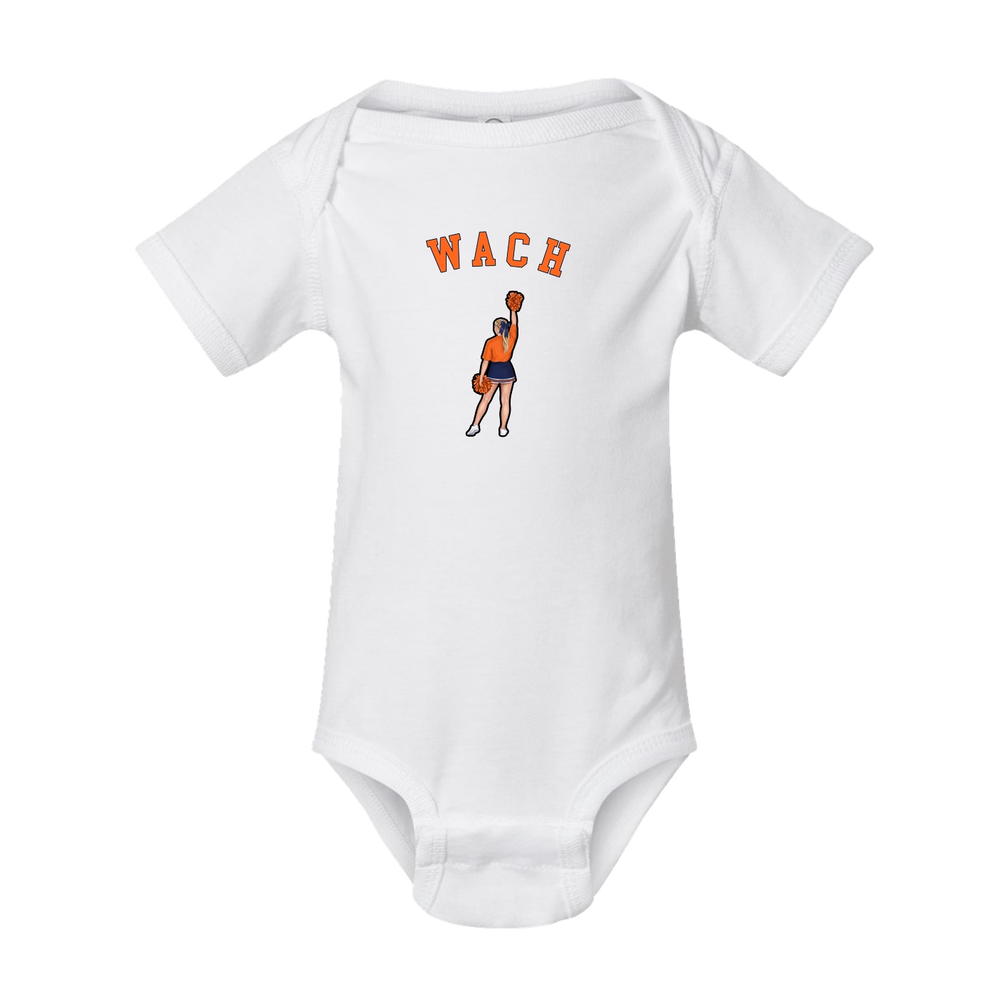 Baby Onesie — Shirsey Arch in White