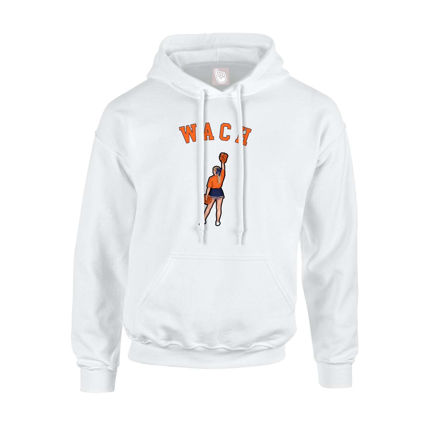 Youth Hoodie — Shirsey Arch in White