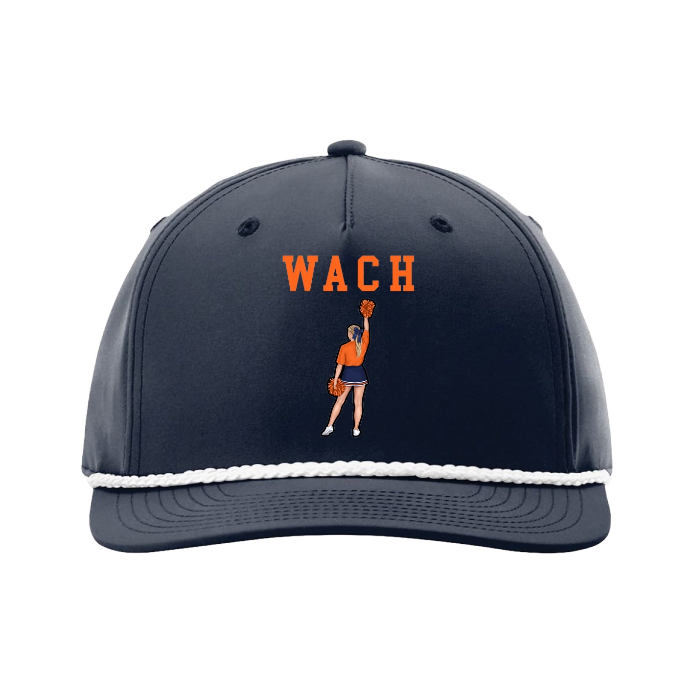 Five-Panel Classic Rope Cap — Shirsey in Navy