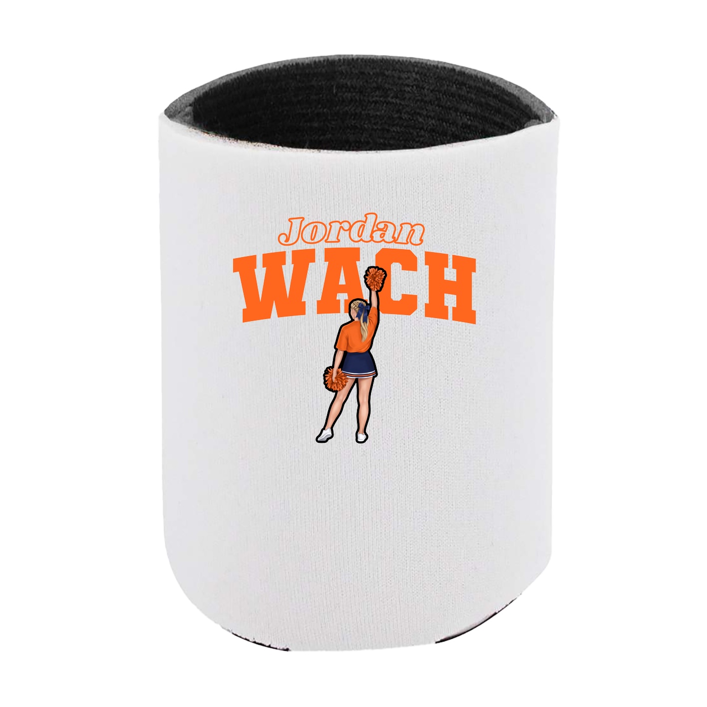 Can Holder — Name Arch in White