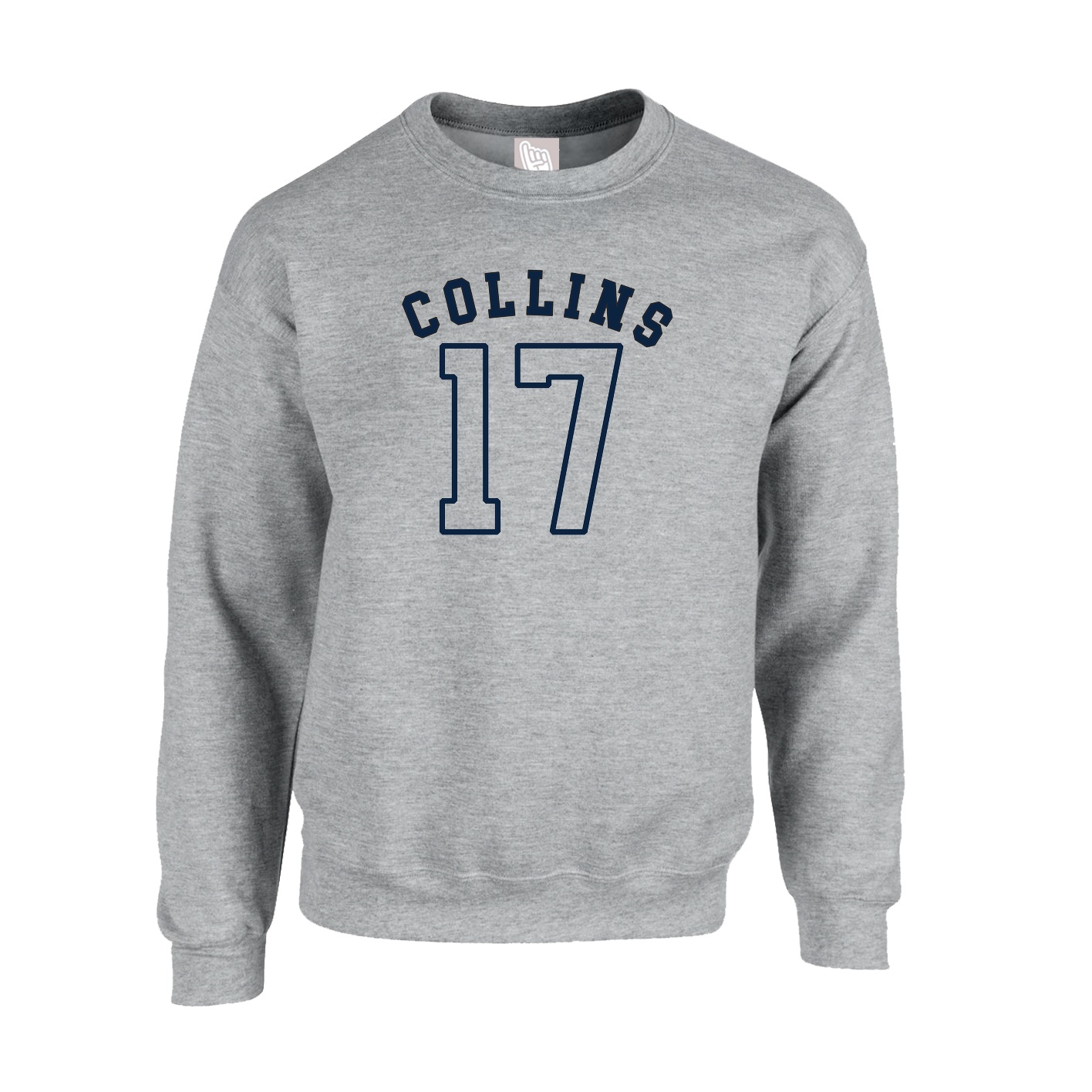 Fleece Crew — Shirsey Arch in Grey
