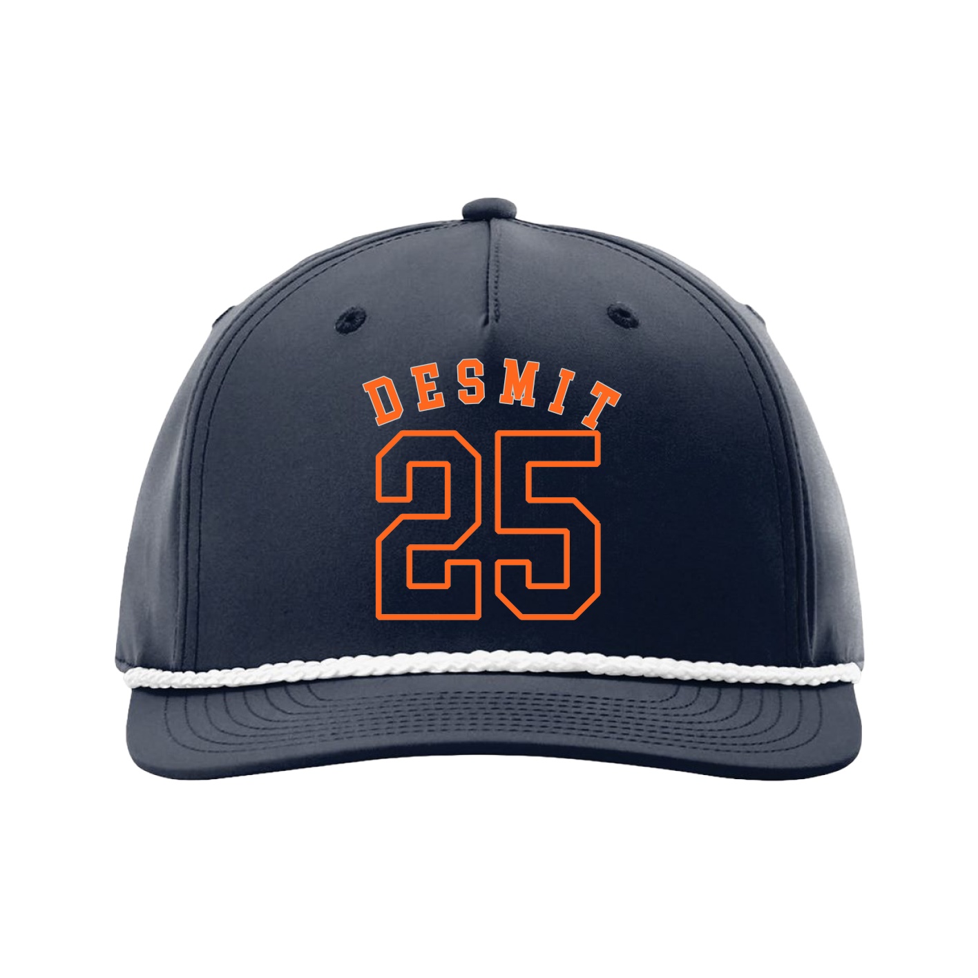 Five-Panel Classic Rope Cap — Shirsey Arch in Navy