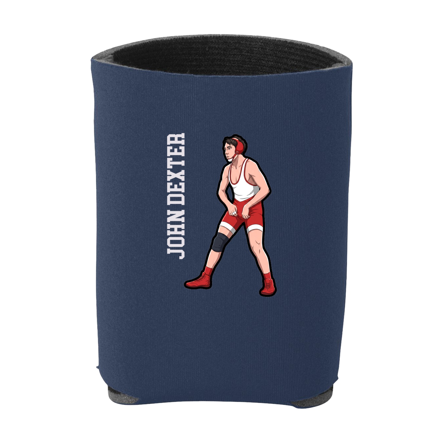 Can Holder — Name Vertical in Navy
