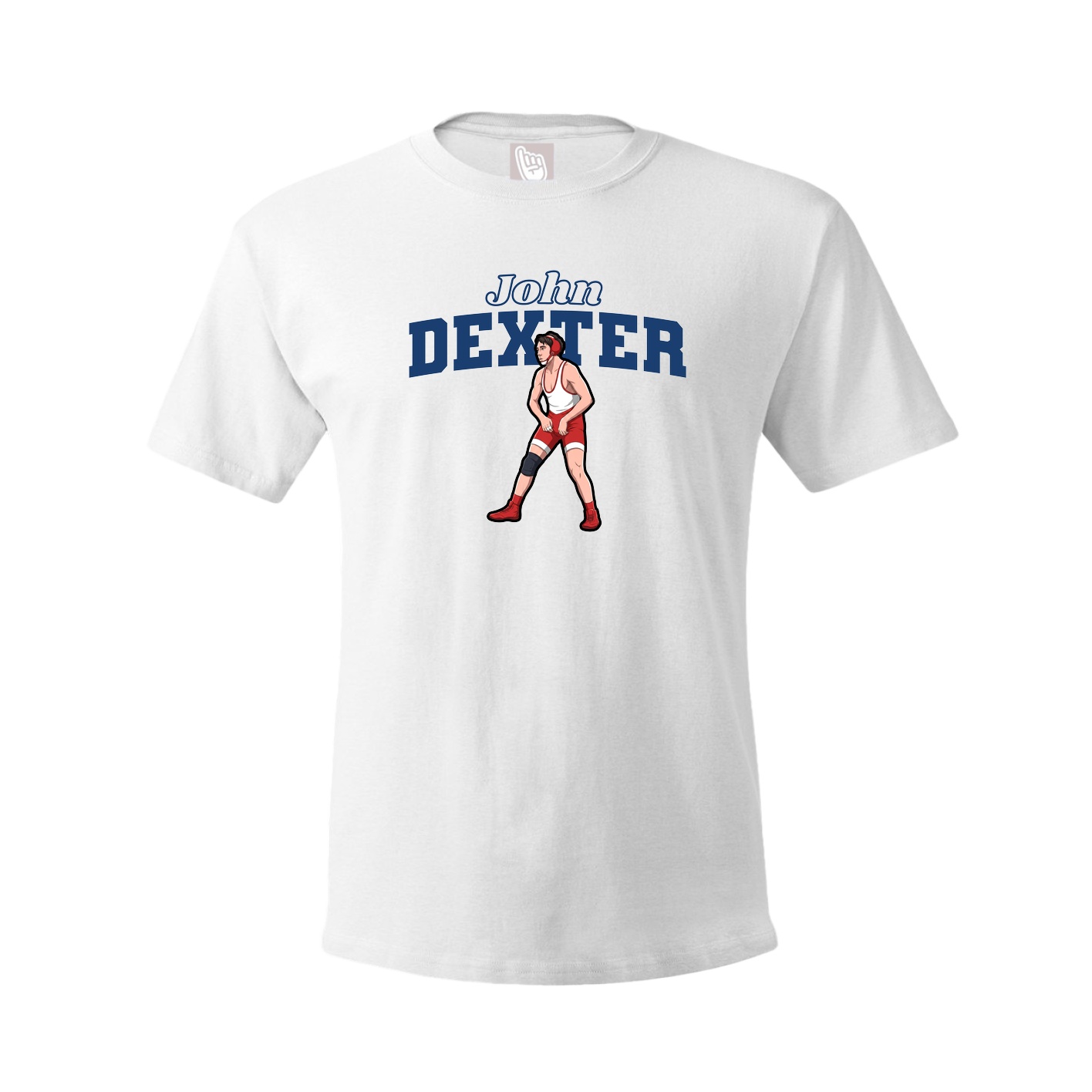 Tee — Name Arch in White