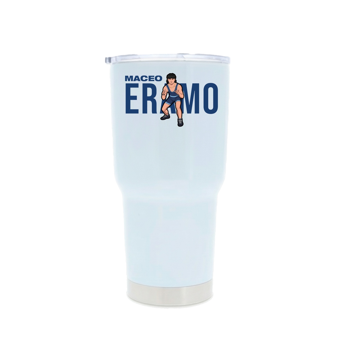 30oz Stainless Steel Tumbler — Player Name in White