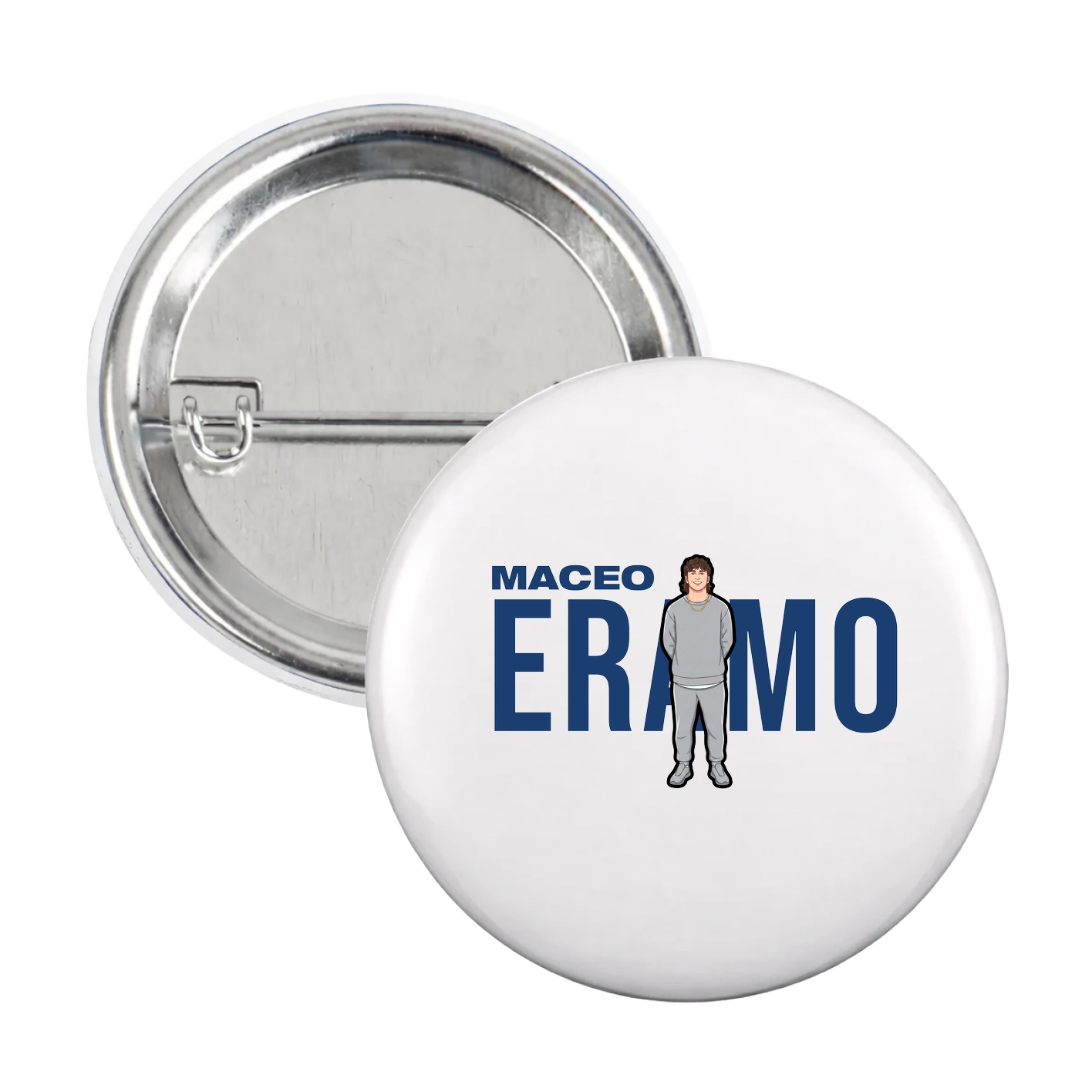 Game Day Button — Player Name in White