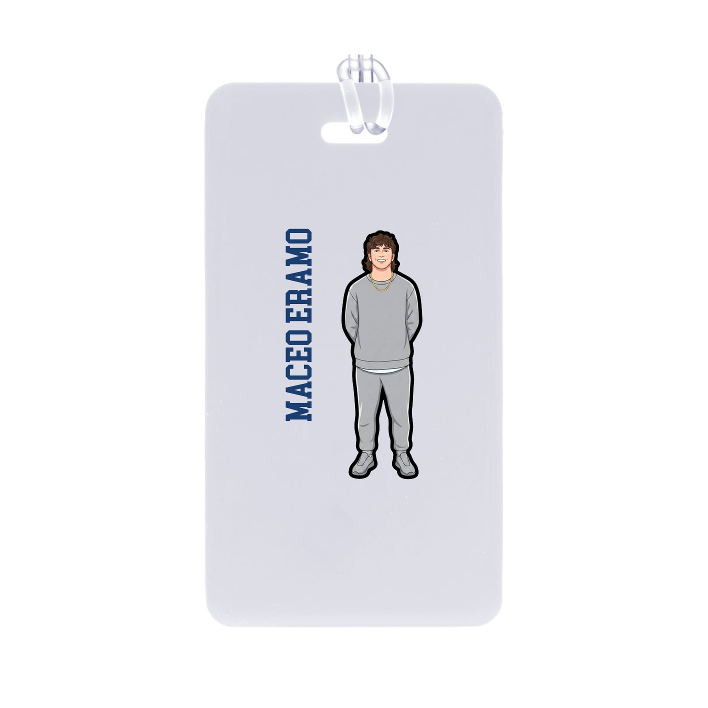 Bag Tag — Name Vertical in Classic
