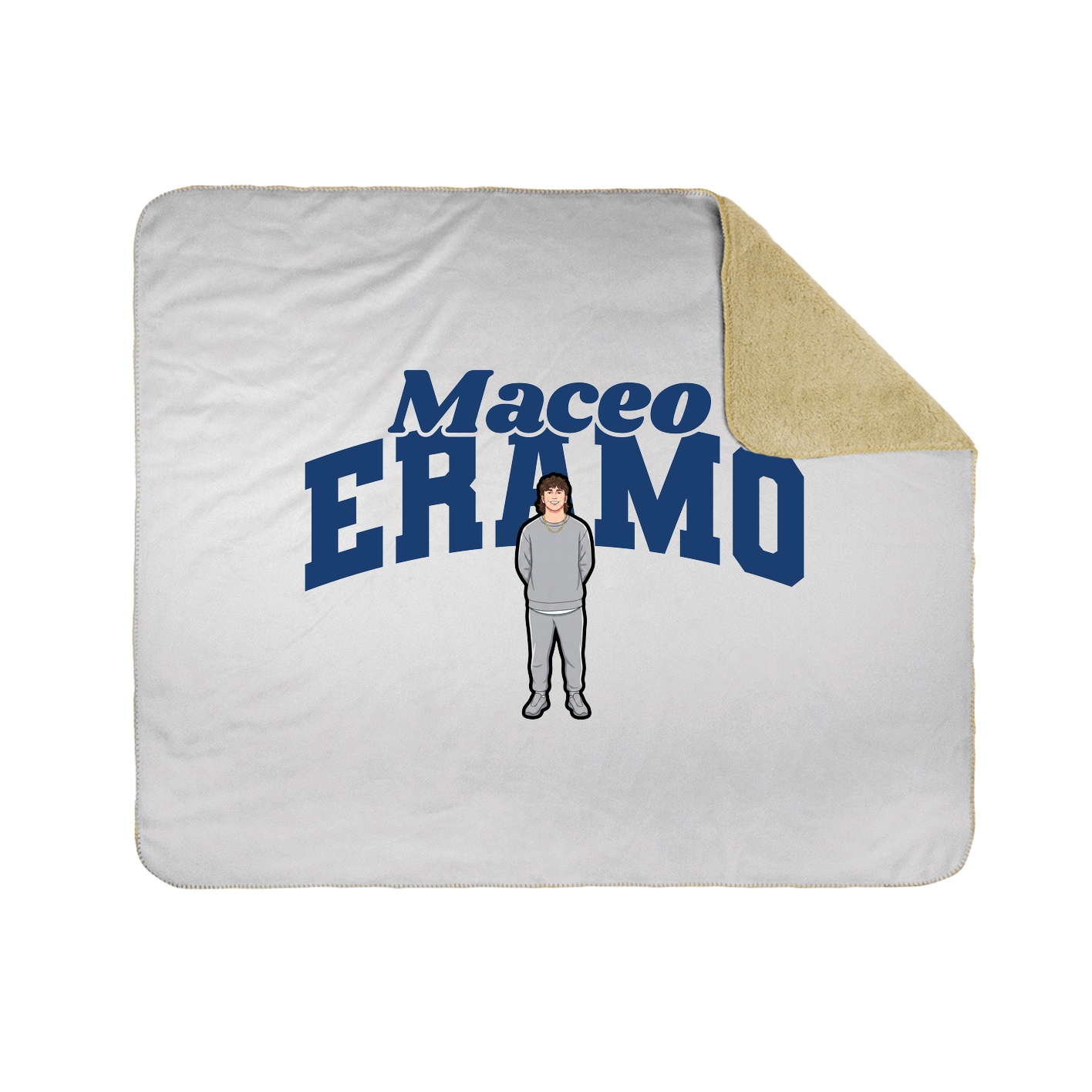 Throw Blanket — Signature Arch in White