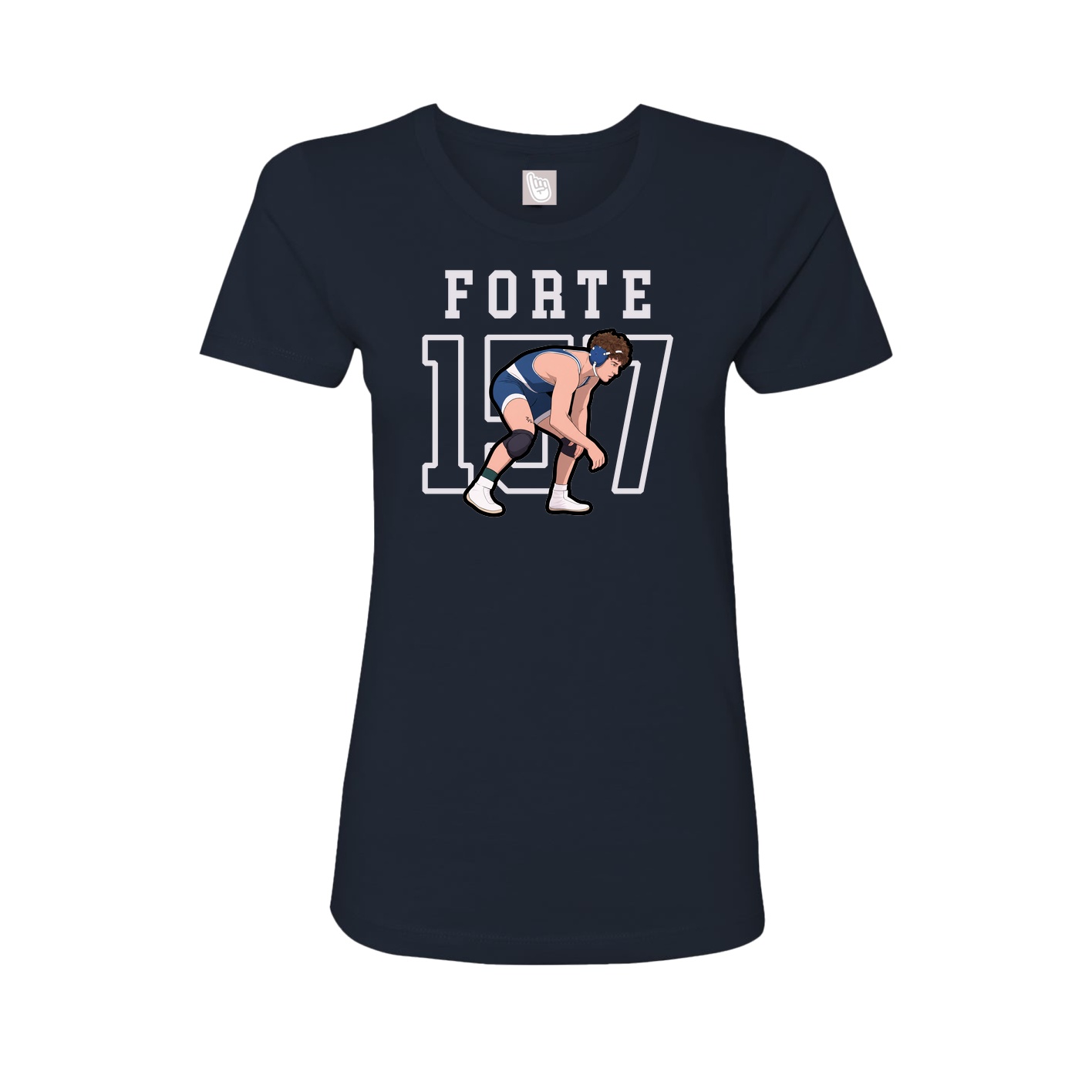 Fitted Women's Tee — Shirsey in Navy
