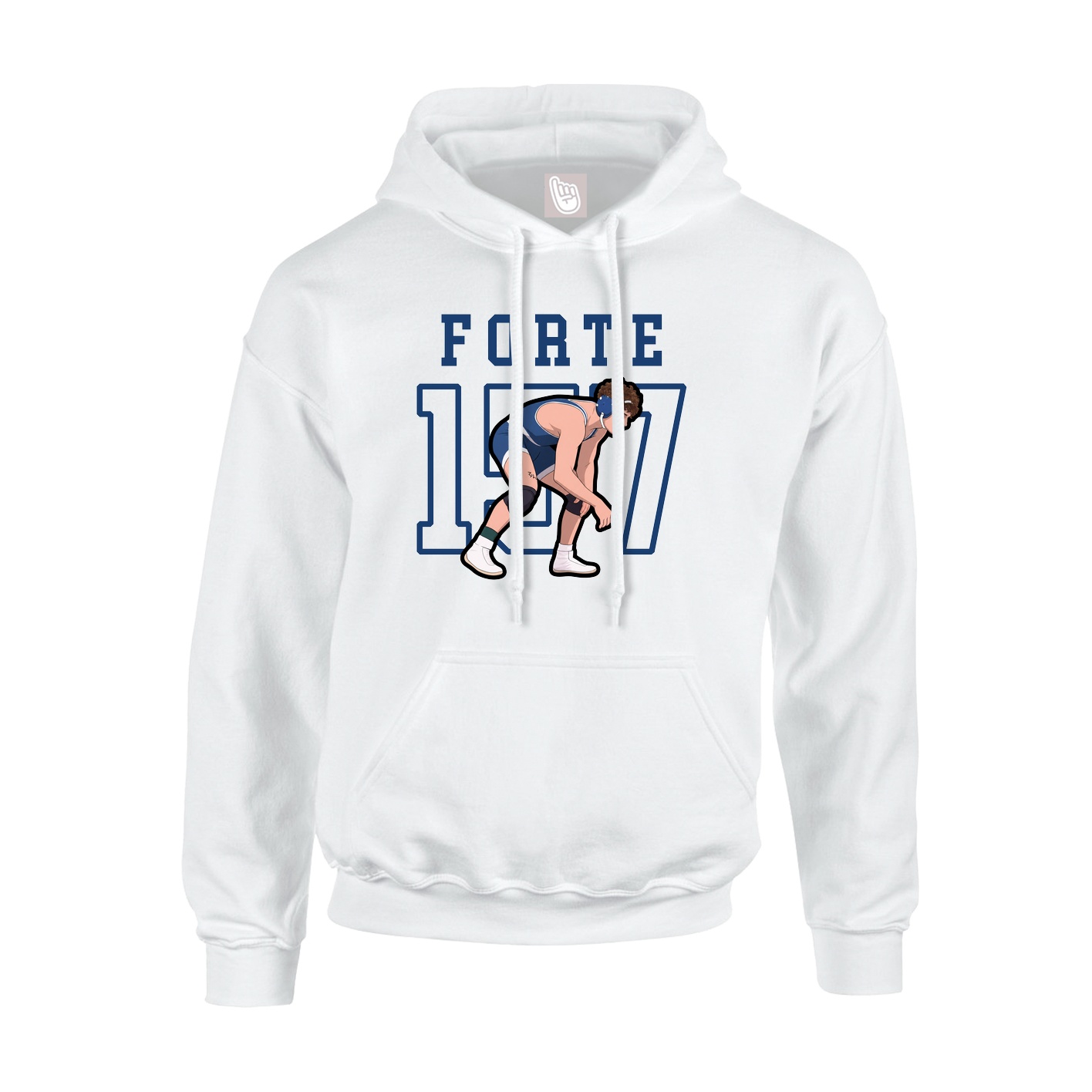 Hoodie — Shirsey in White