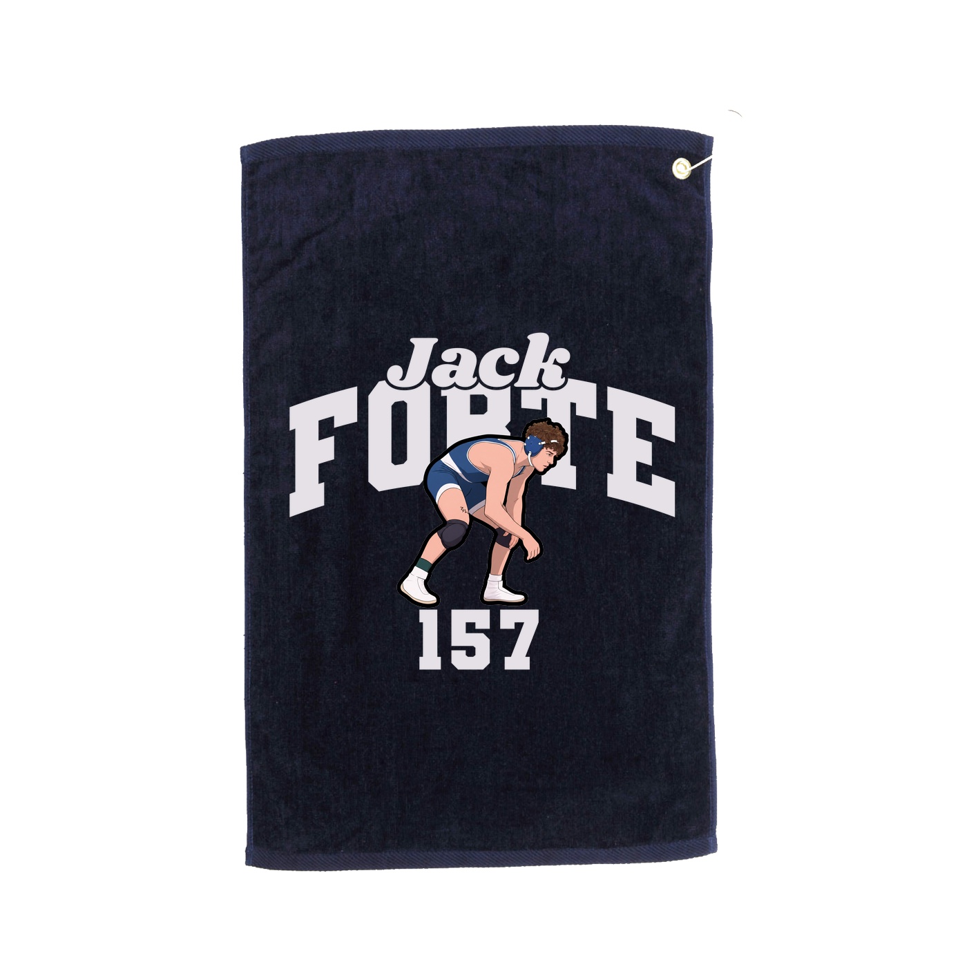 Golf Towel — Signature Arch in Navy