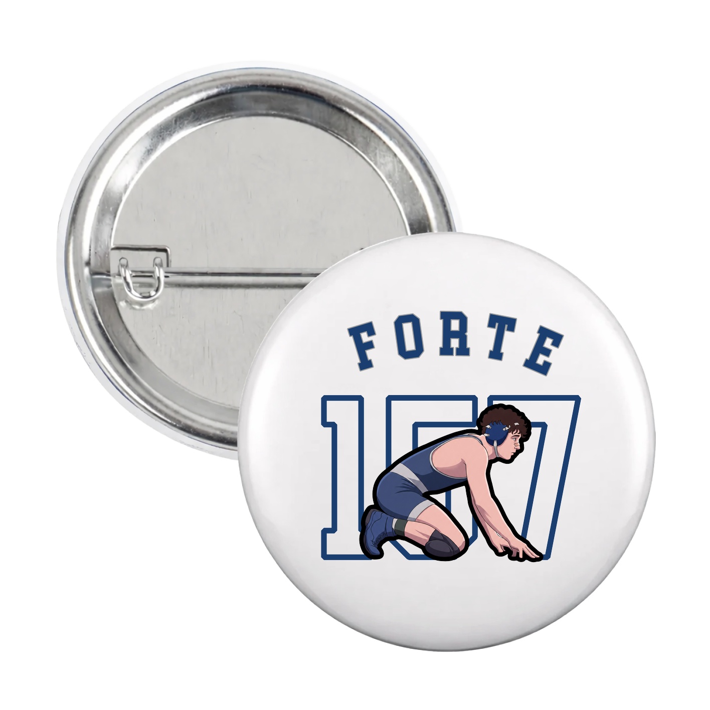 Game Day Button — Shirsey Arch in White