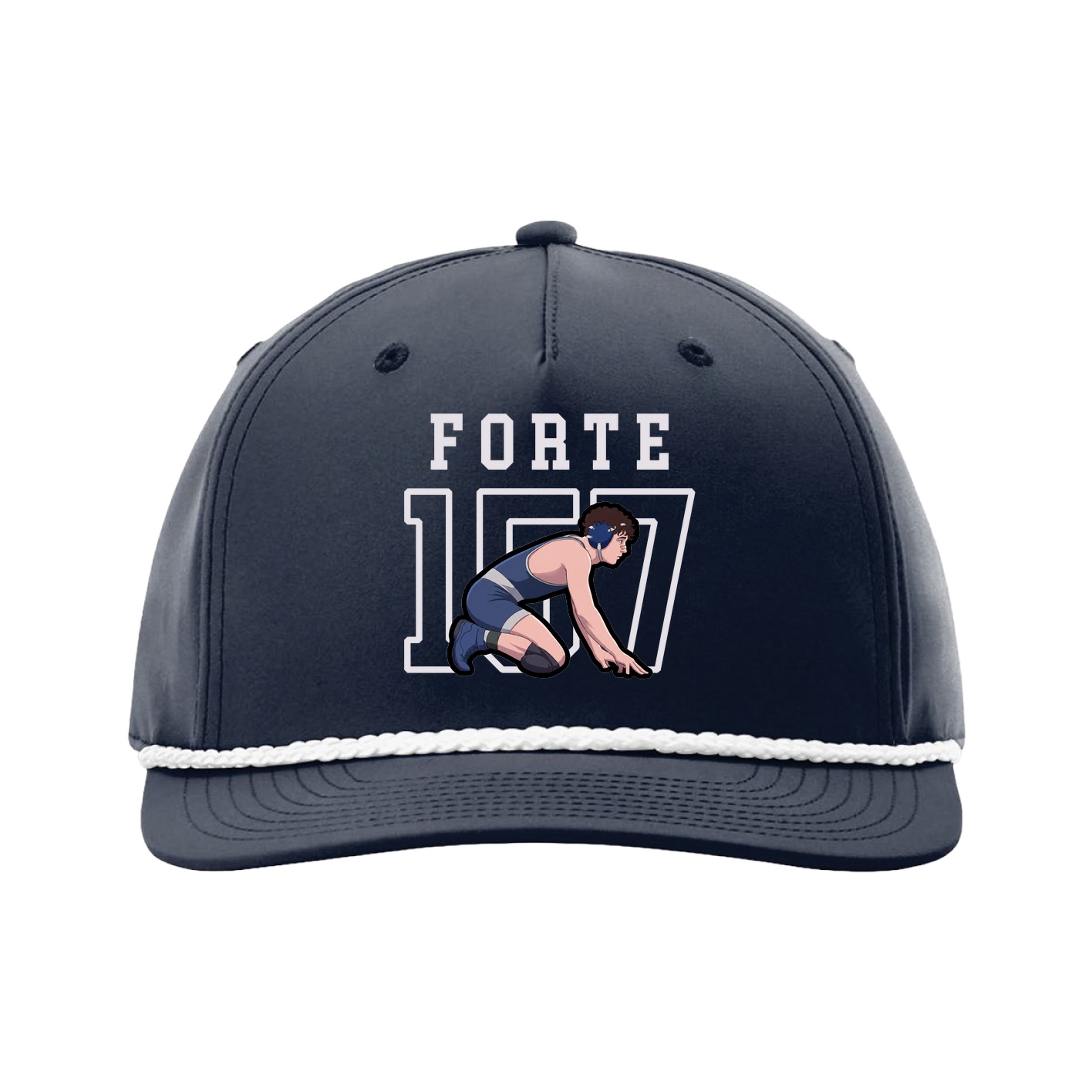 Five-Panel Classic Rope Cap — Shirsey in Navy