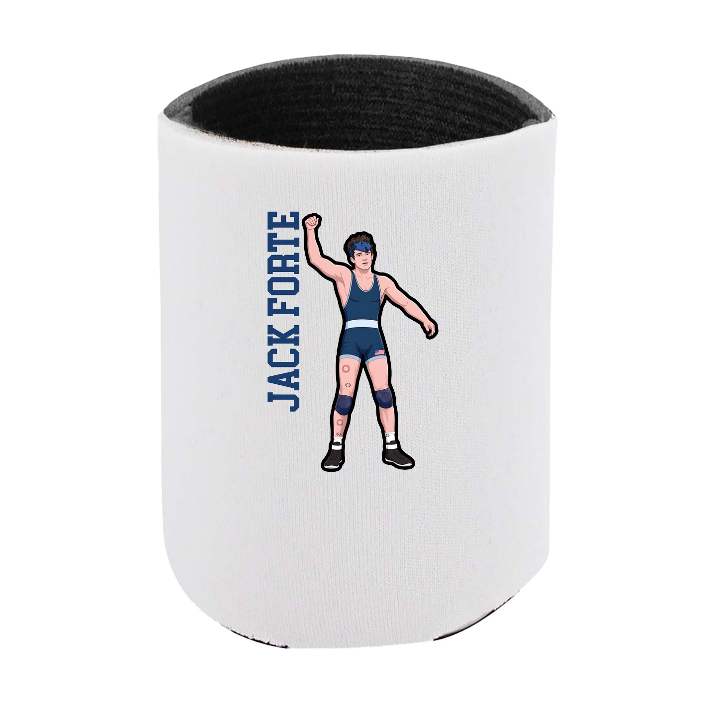 Can Holder — Name Vertical in White