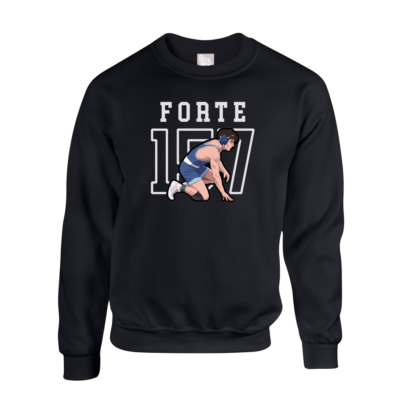 Fleece Crew — Shirsey in Black