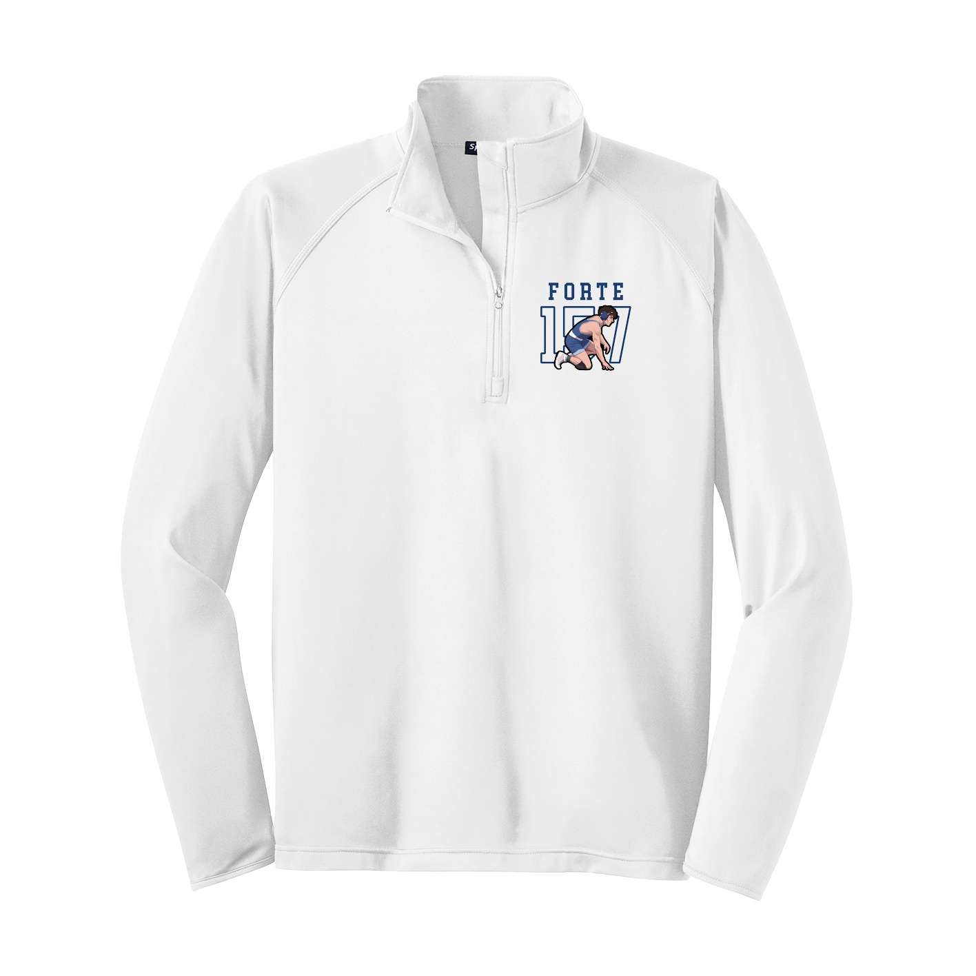 Q-Zip Pullover — Shirsey in White
