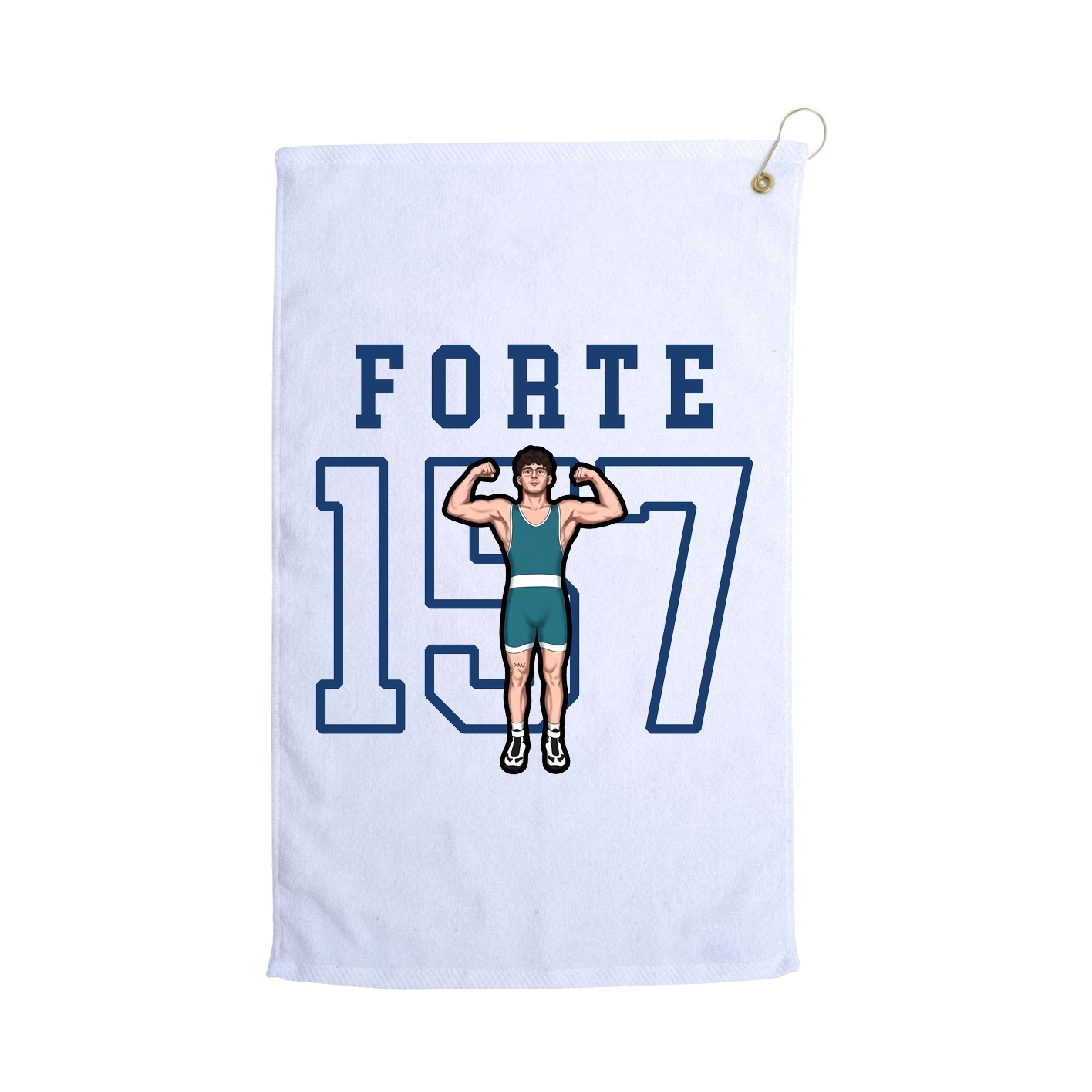 Golf Towel — Shirsey in White