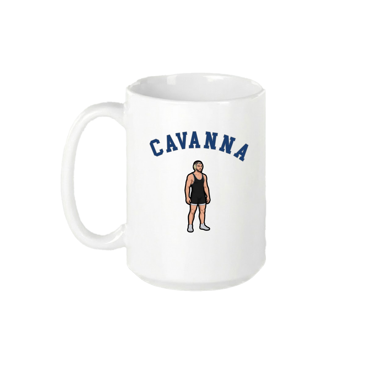15oz Coffee Mug — Shirsey Arch in White