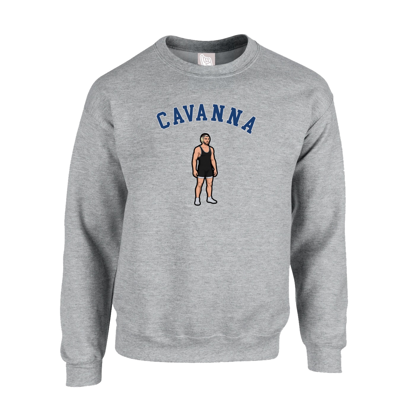 Fleece Crew — Shirsey Arch in Grey