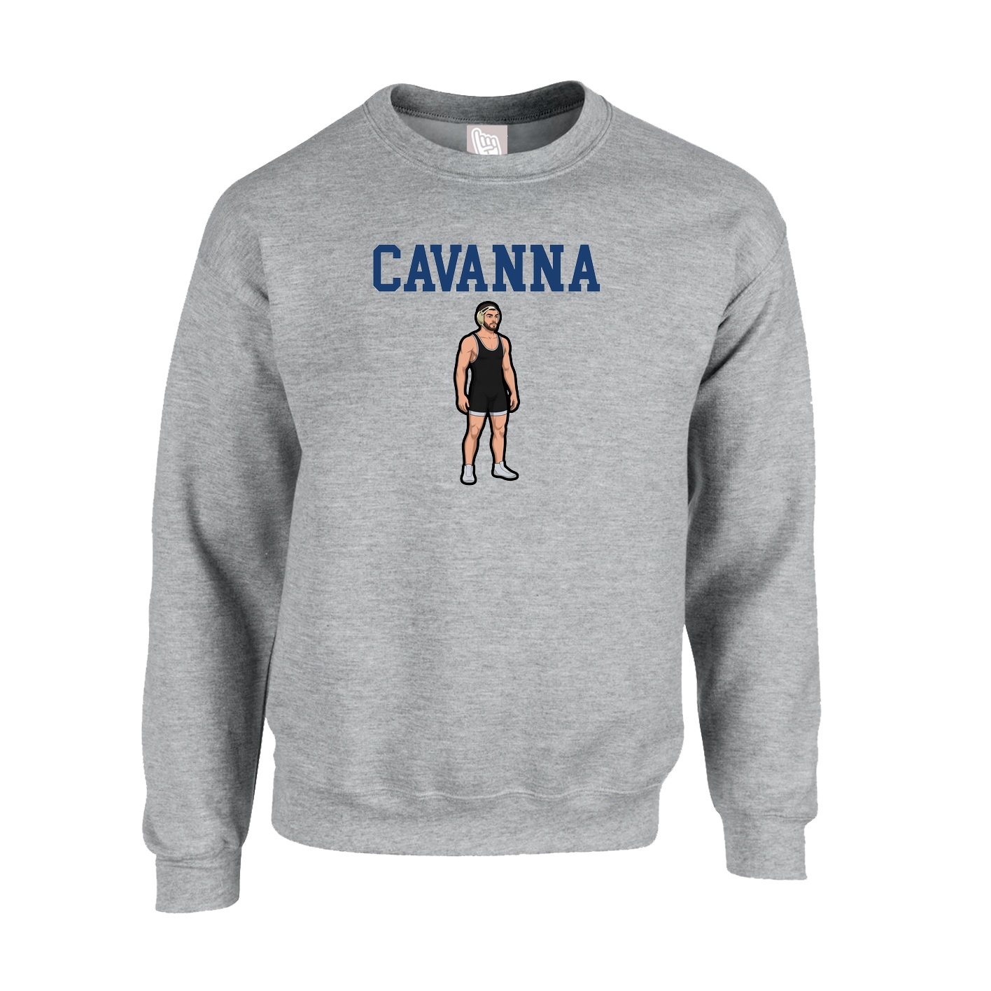 Fleece Crew — Shirsey in Grey