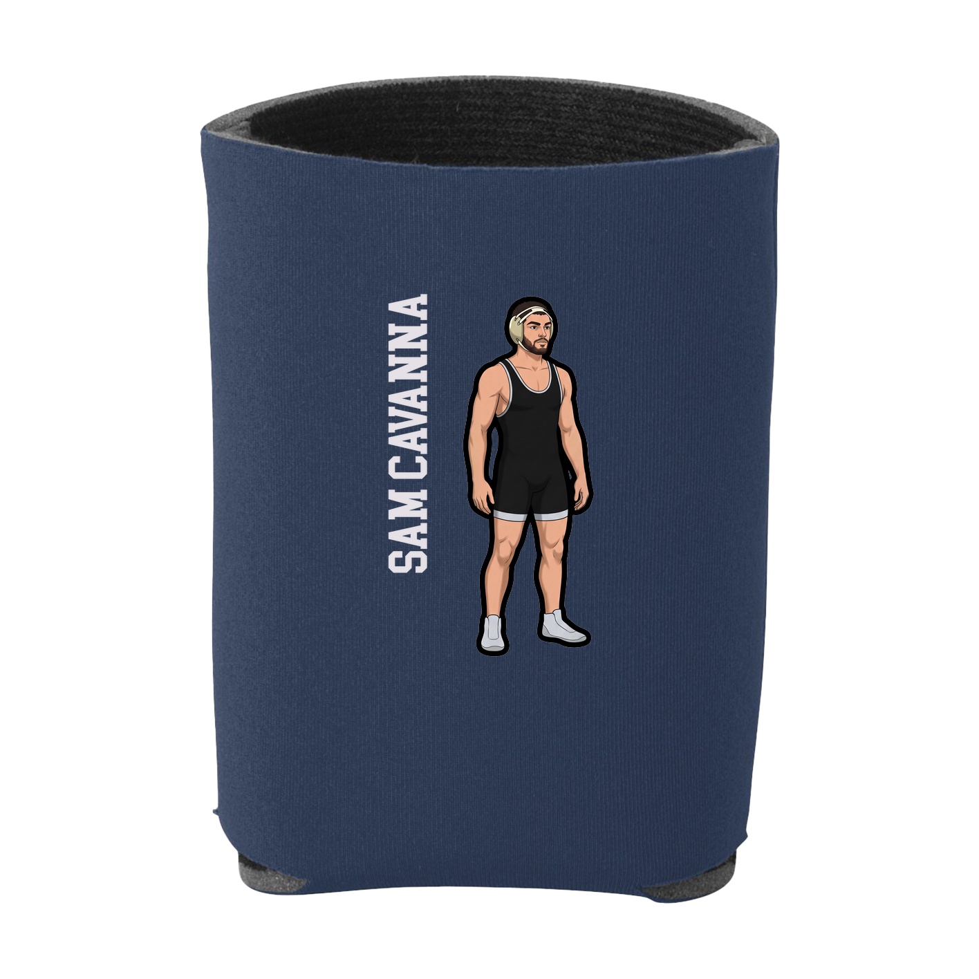 Can Holder — Name Vertical in Navy