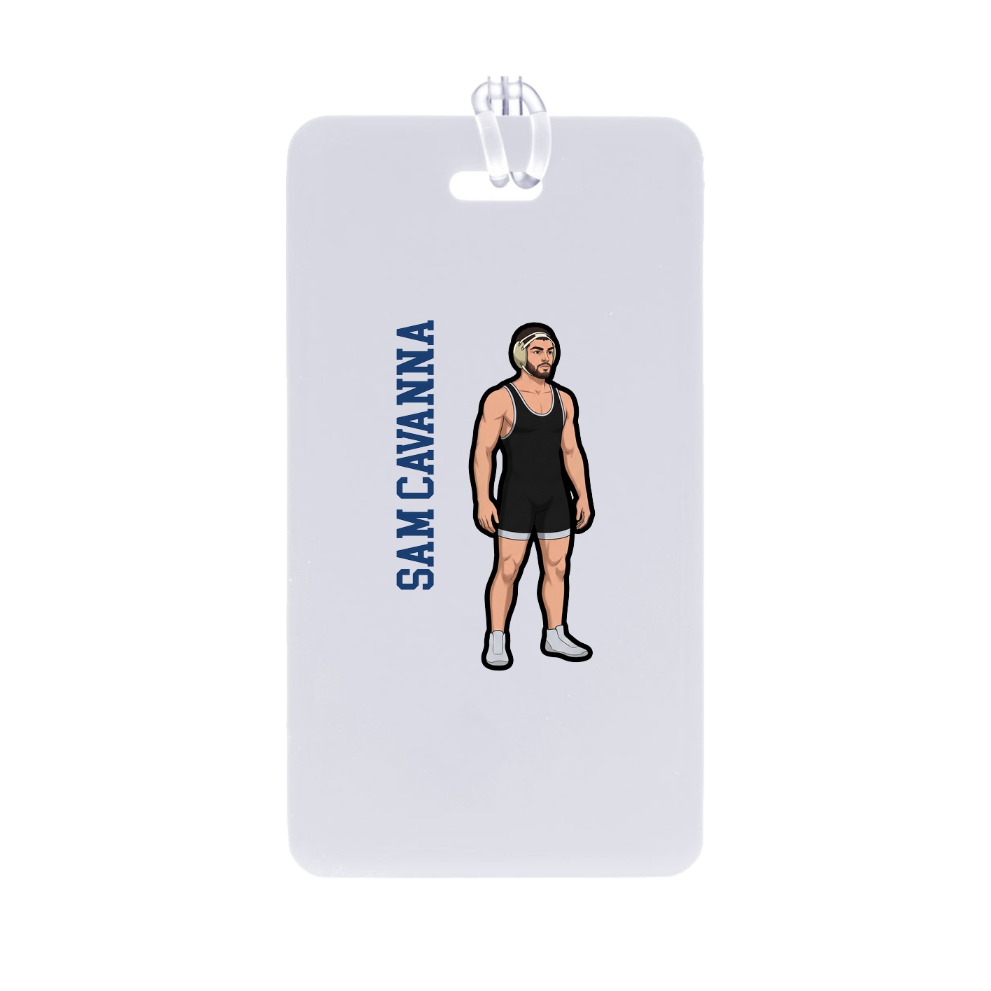 Bag Tag — Name Vertical in Classic