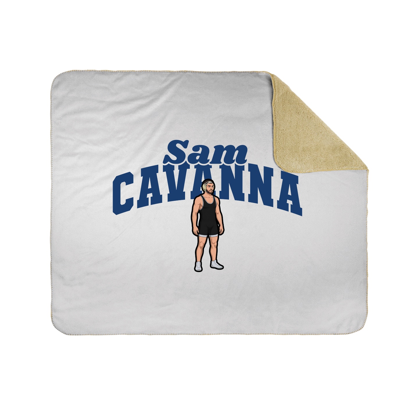 Throw Blanket — Signature Arch in White