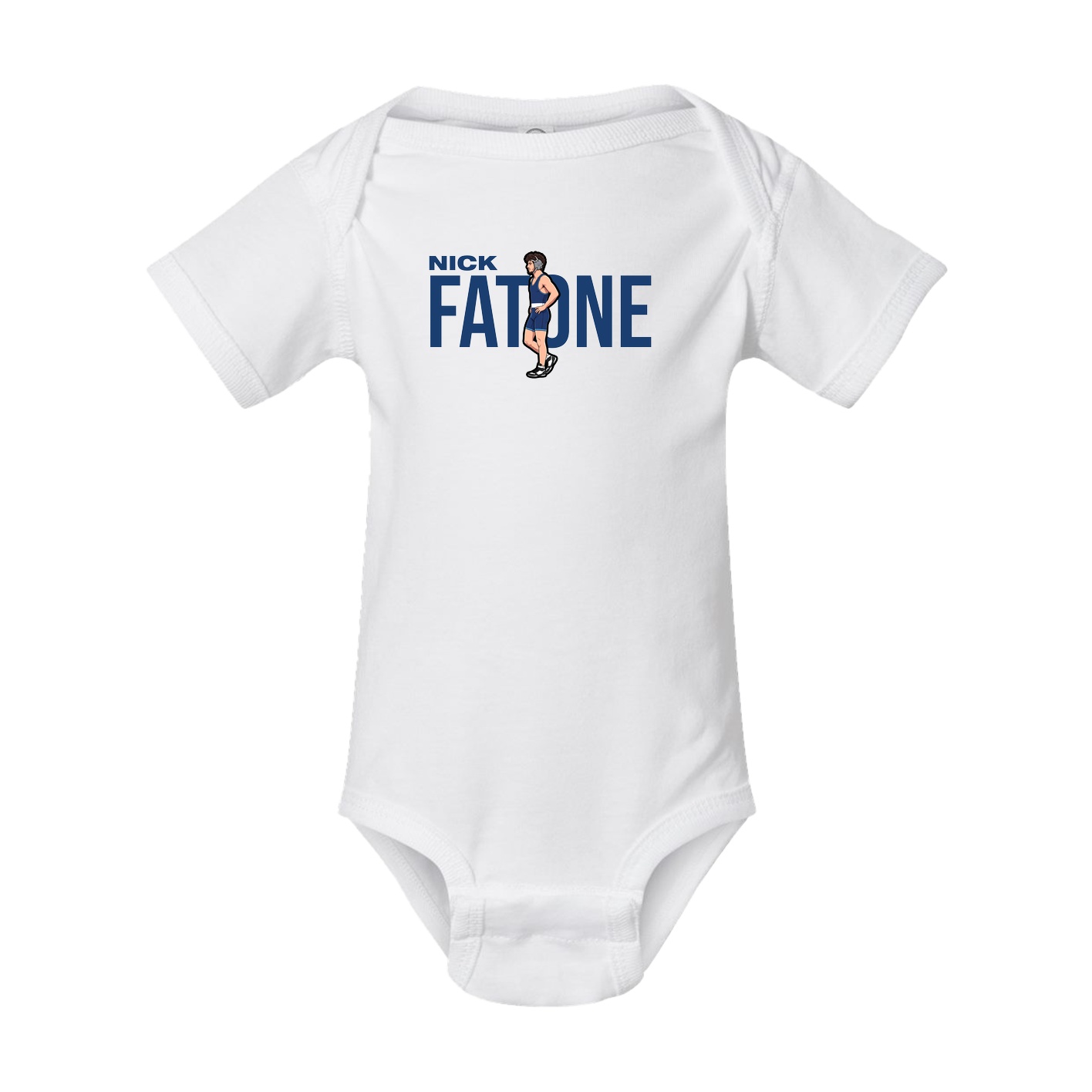 Baby Onesie — Player Name in White