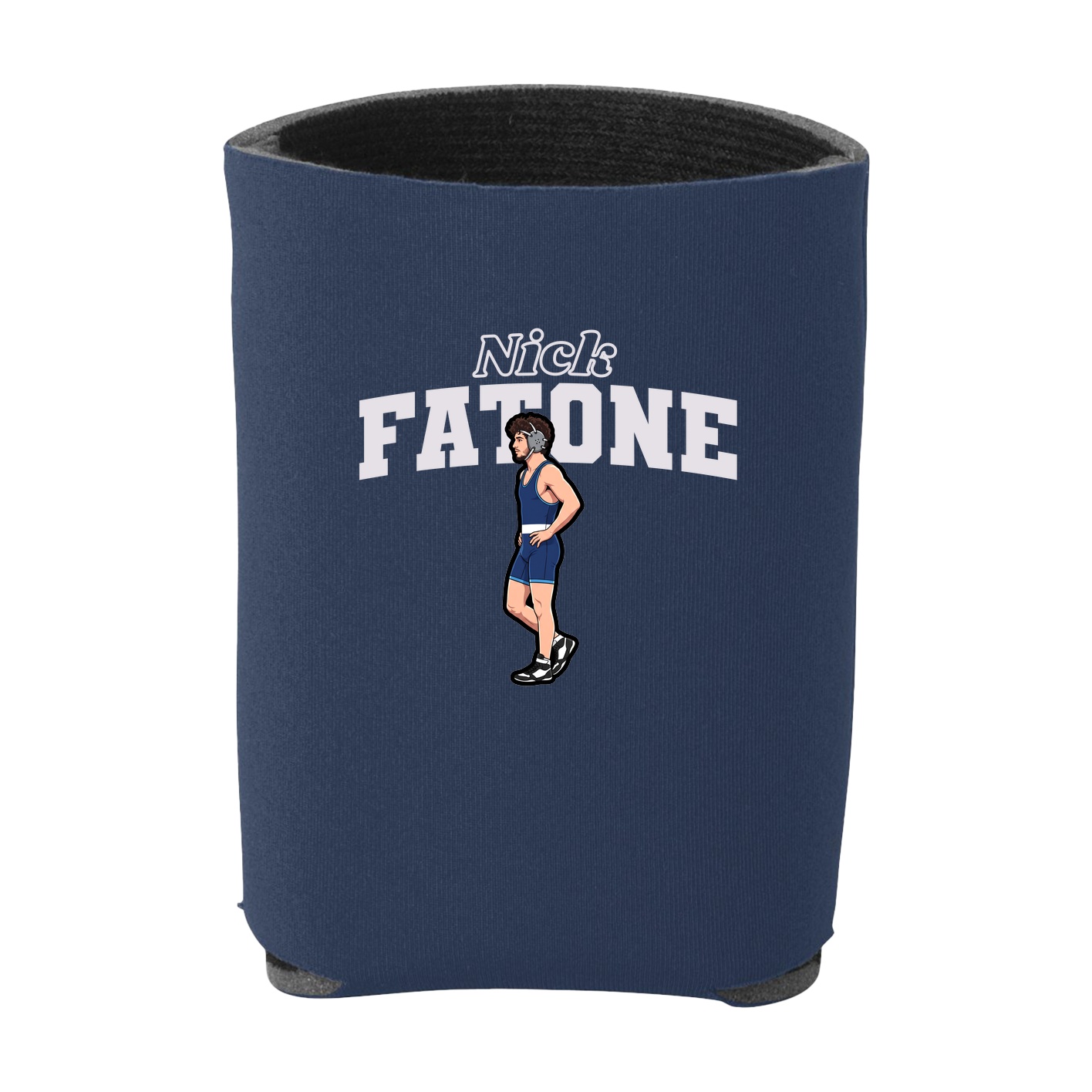 Can Holder — Name Arch in Navy