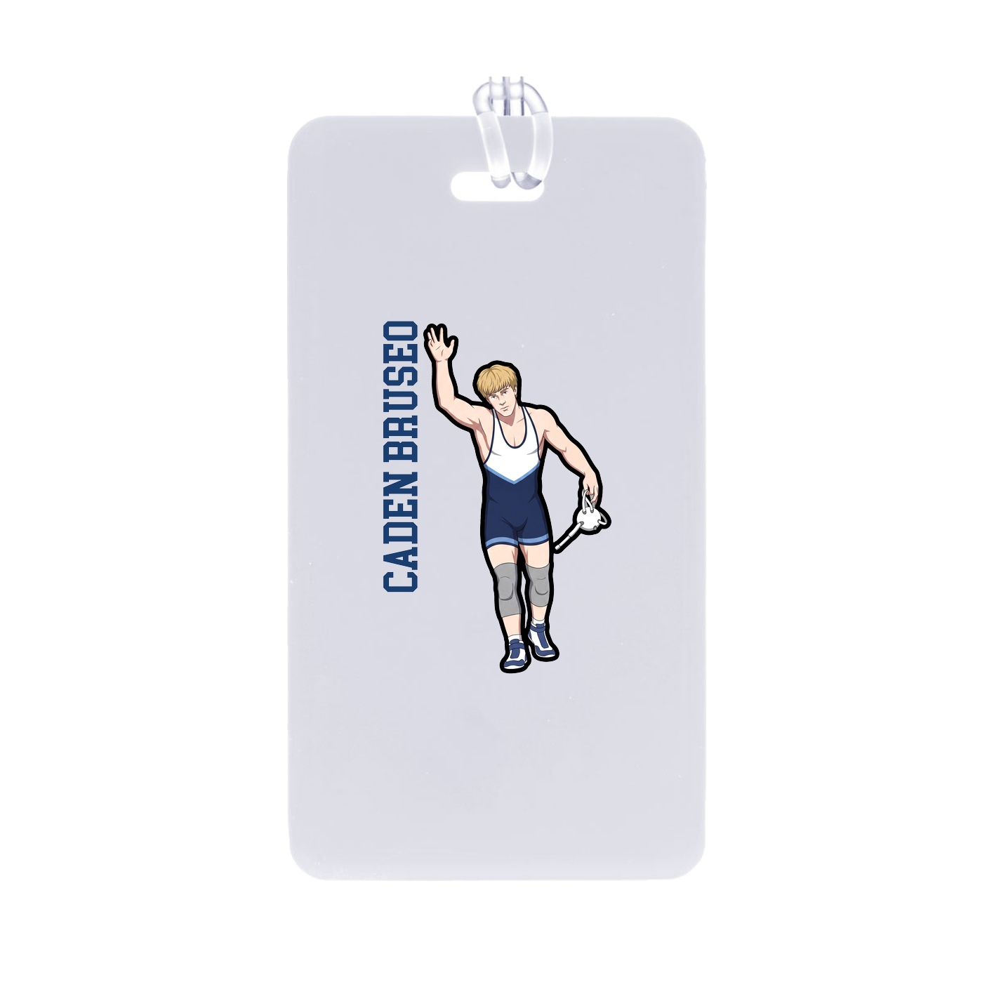 Bag Tag — Name Vertical in Classic