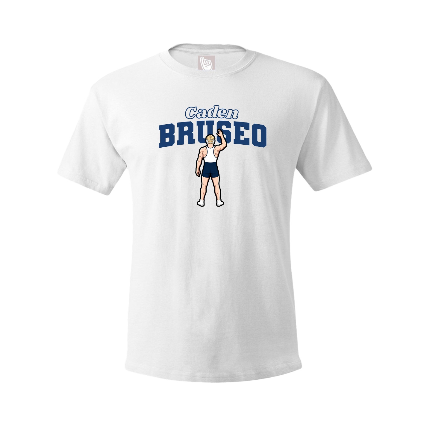 Tee — Name Arch in White