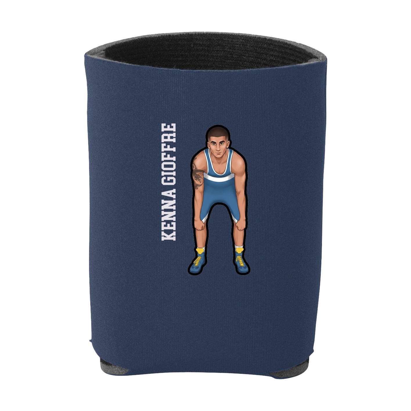 Can Holder — Name Vertical in Navy
