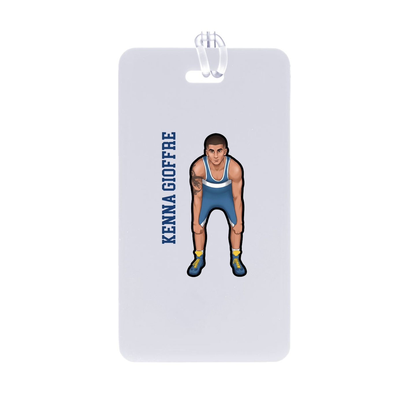 Bag Tag — Name Vertical in Classic