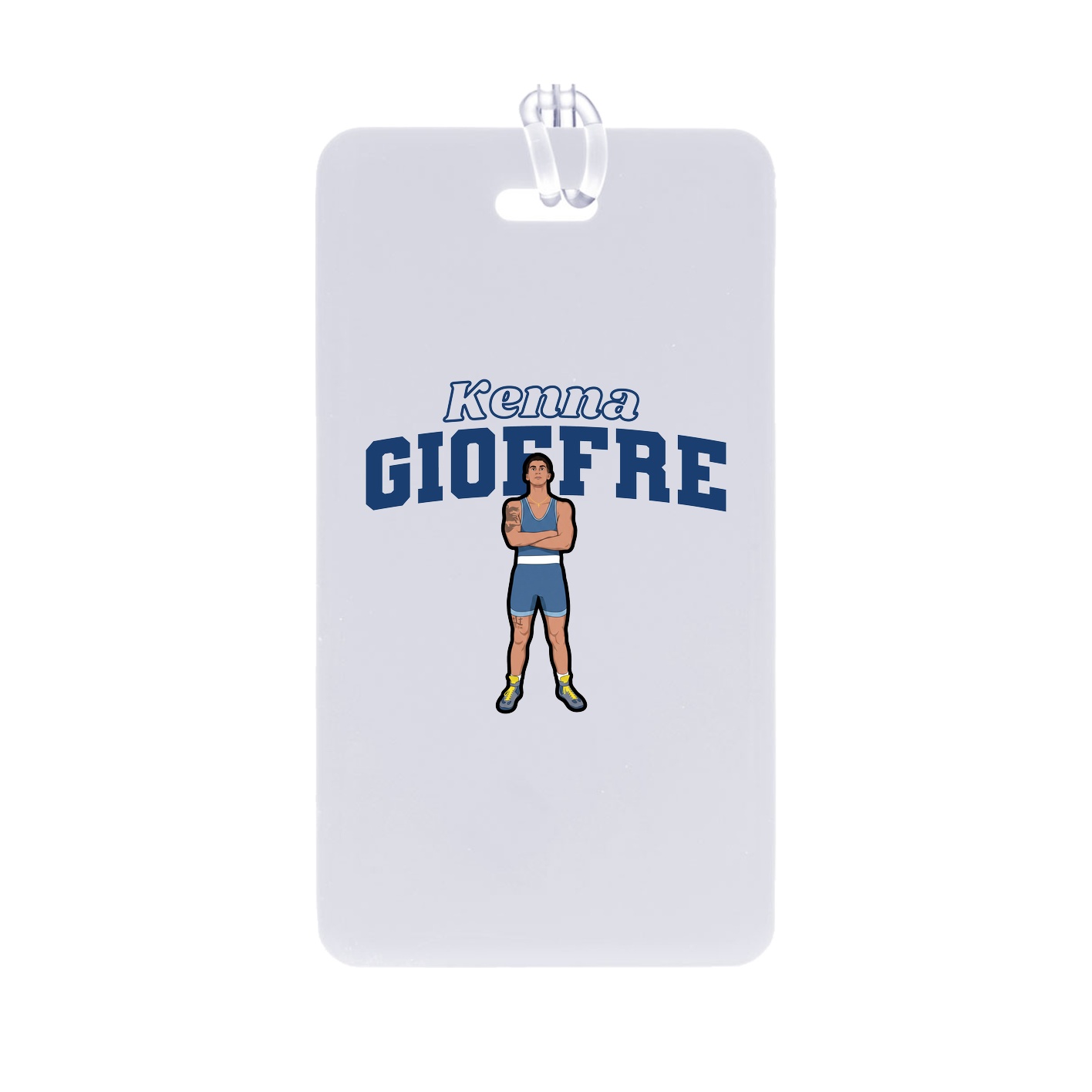 Bag Tag — Name Arch in Classic