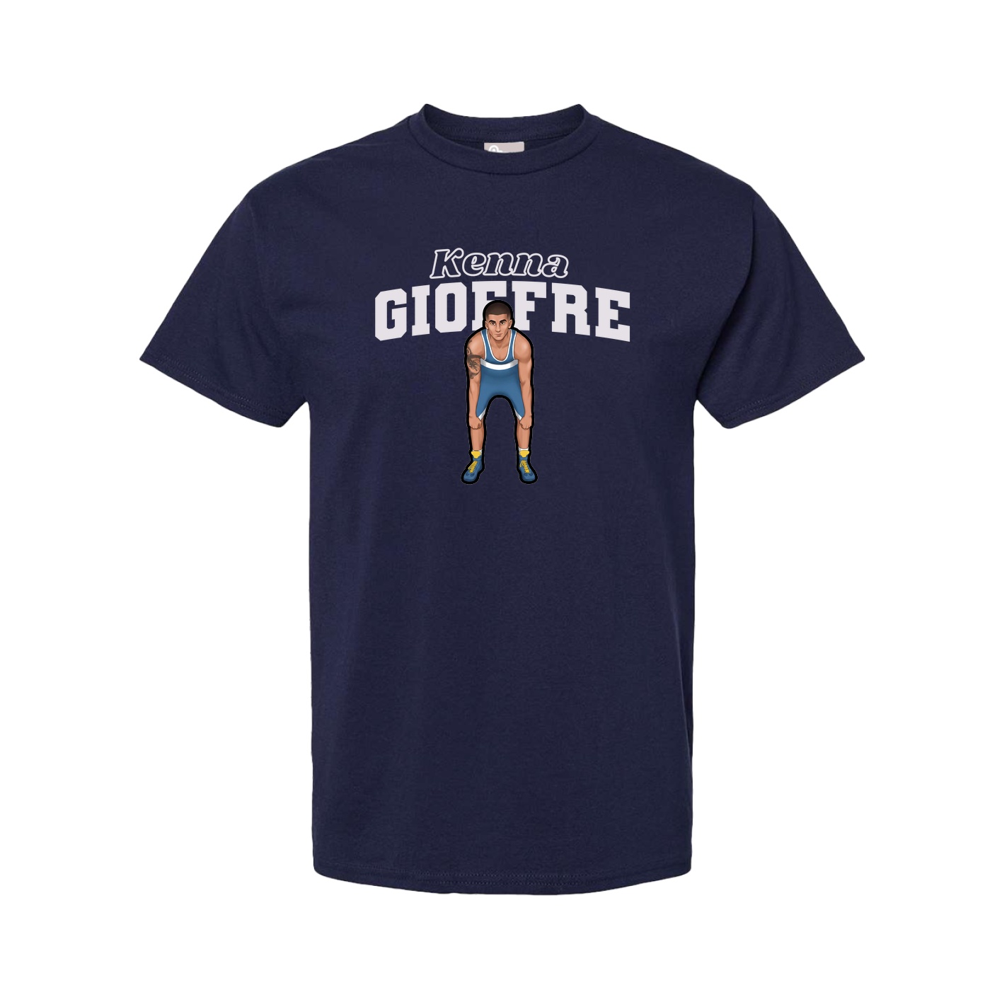 Tee — Name Arch in Navy