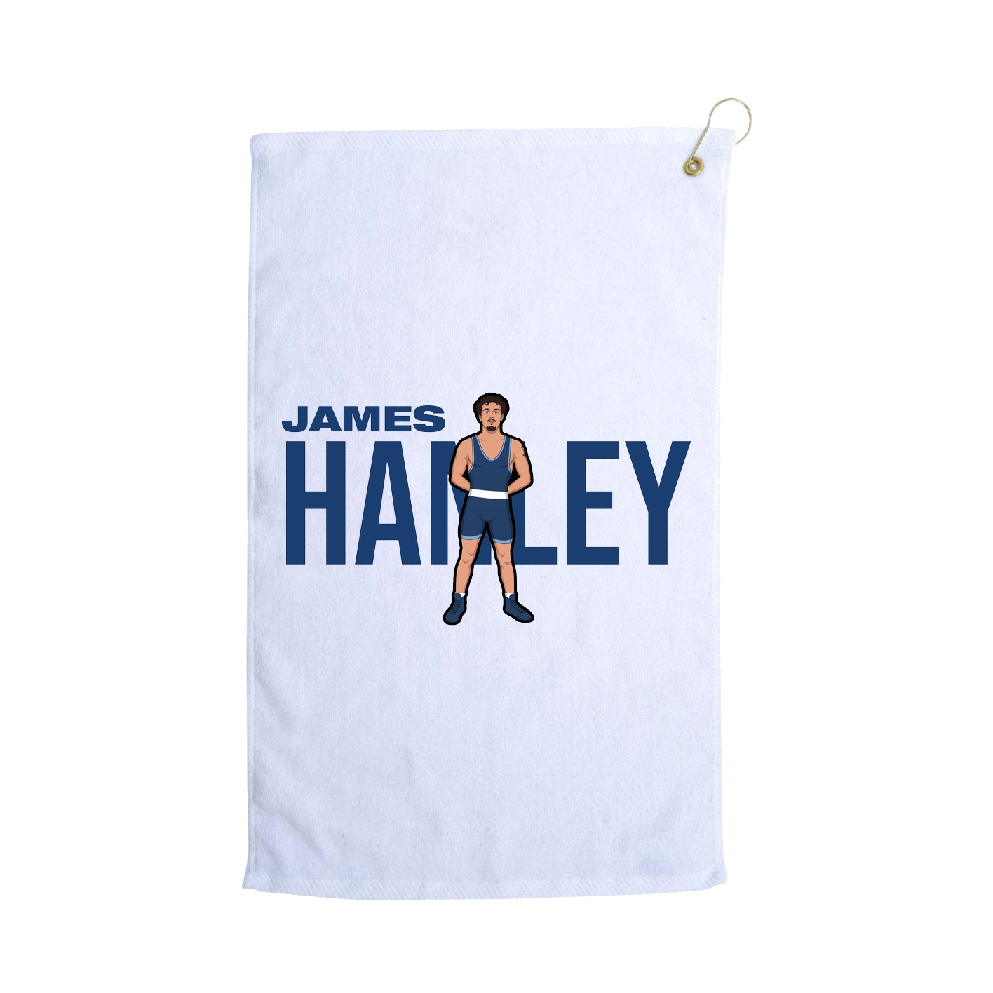 Golf Towel — Player Name in White