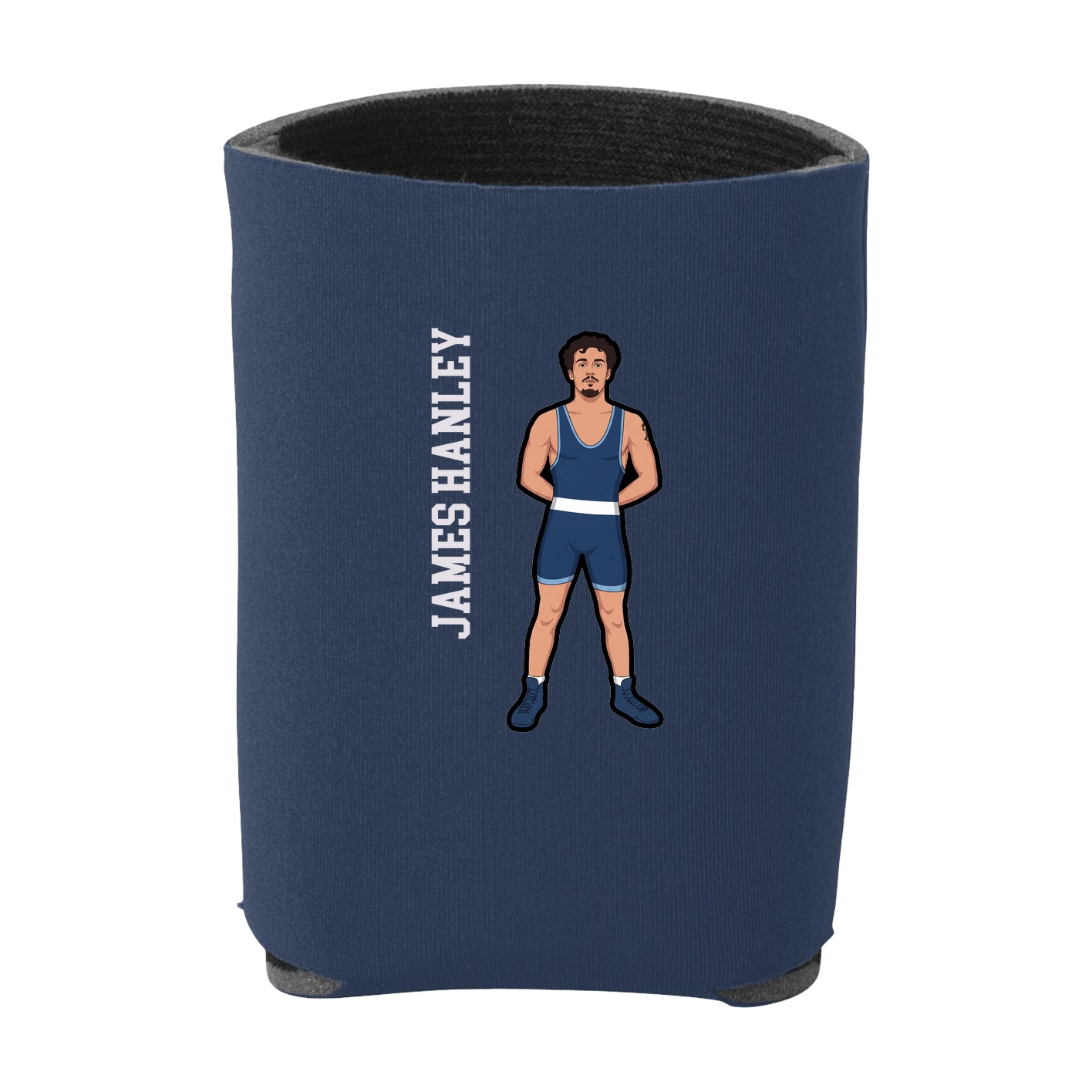 Can Holder — Name Vertical in Navy
