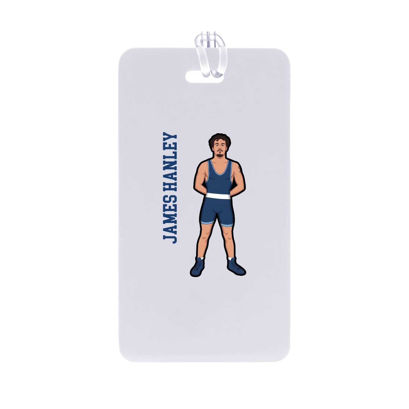 Bag Tag — Name Vertical in Classic