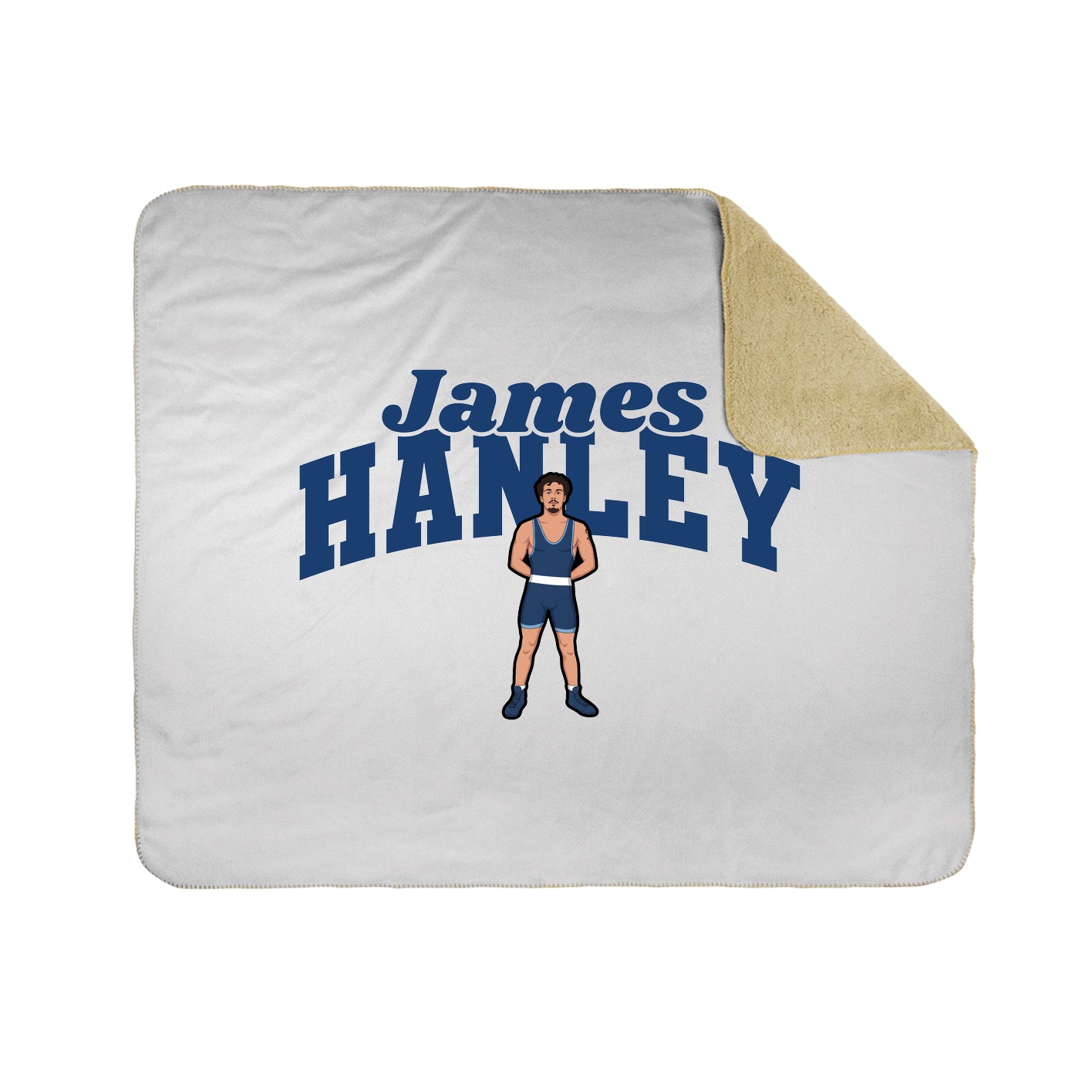 Throw Blanket — Signature Arch in White