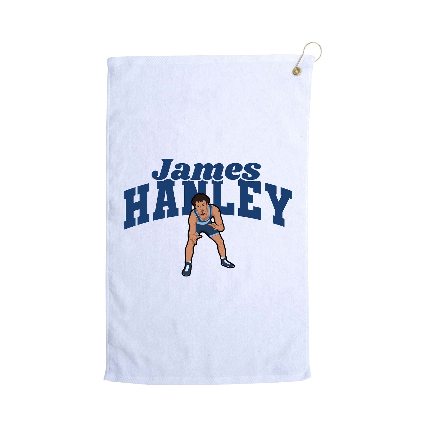 Golf Towel — Signature Arch in White