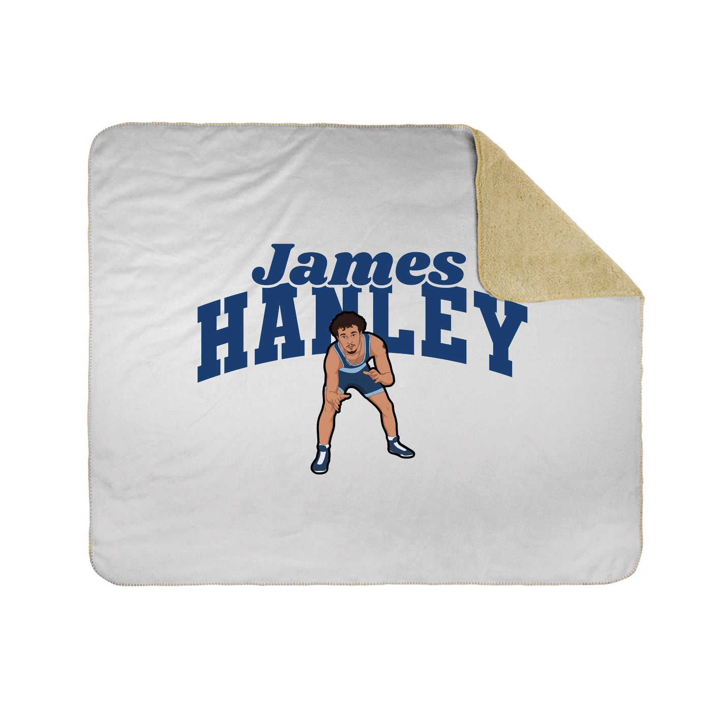 Throw Blanket — Signature Arch in White