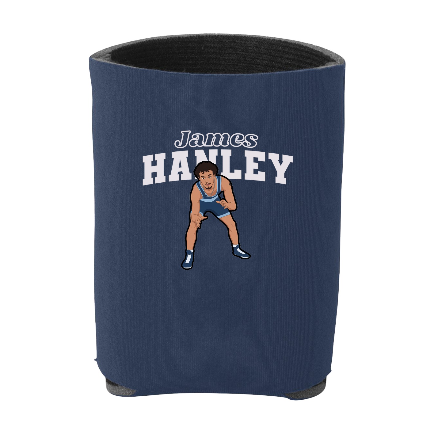 Can Holder — Name Arch in Navy