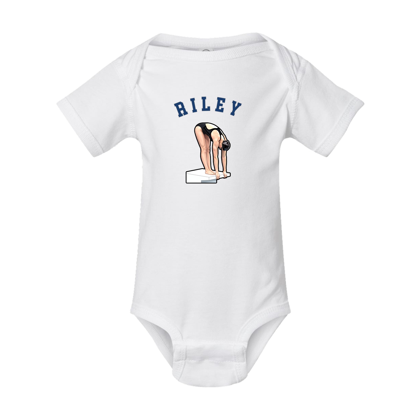 Baby Onesie — Shirsey Arch in White